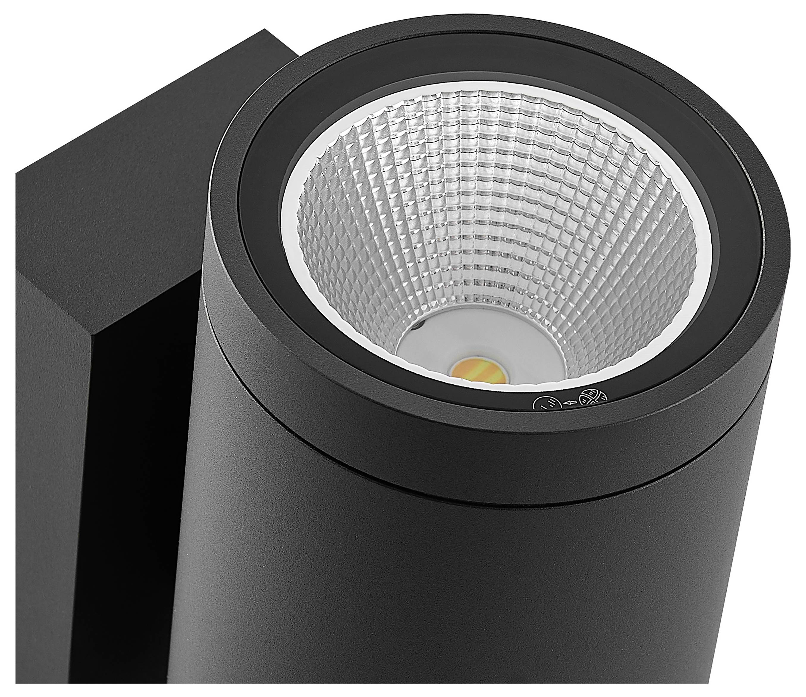 Deko Light ShoreLine Pro Round Up+Down 731194 Wandaufbauleuchte 20W LED Graphitgrau (RAL 7024)