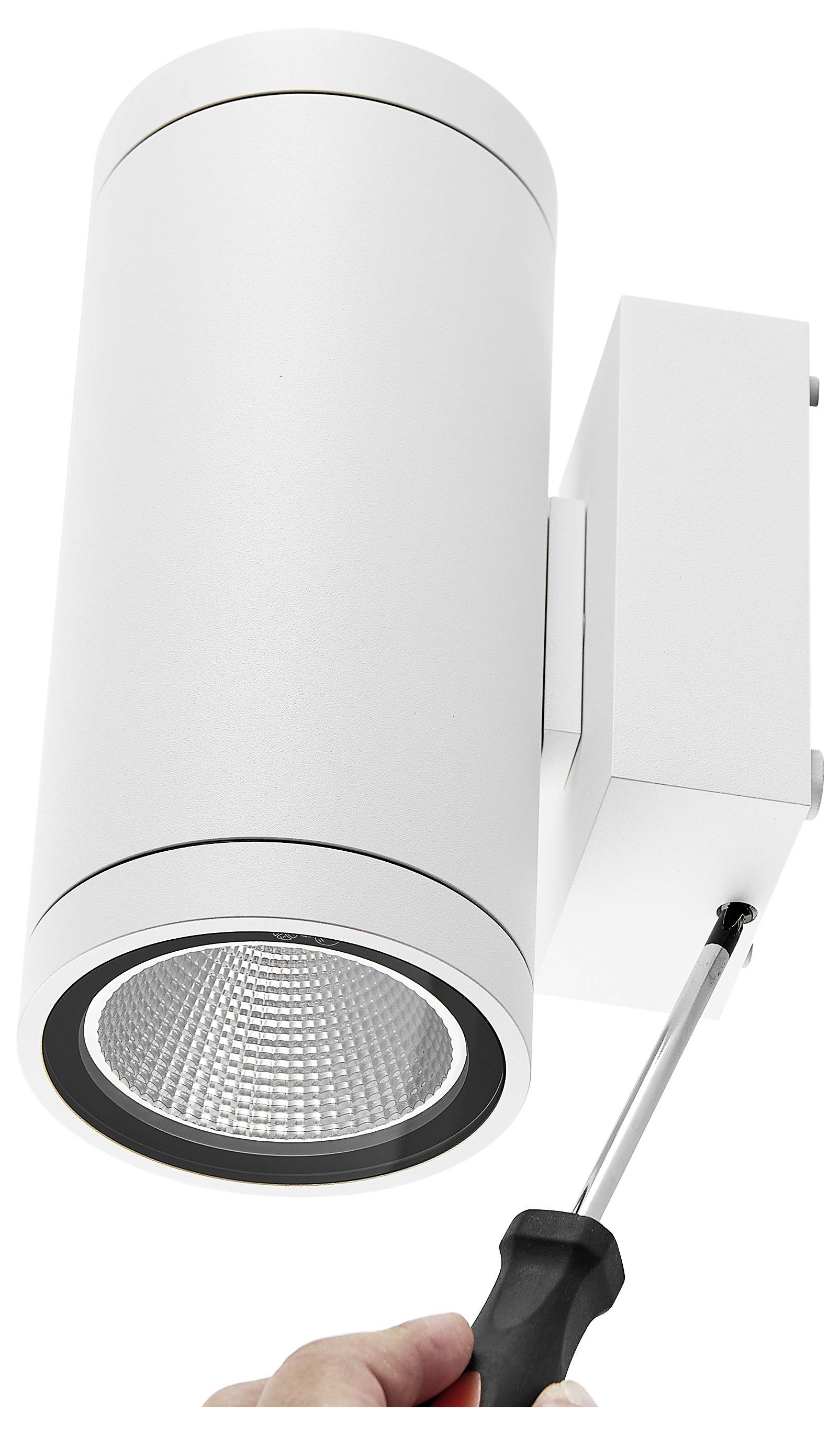 Deko Light ShoreLine Pro Round Up+Down 731195 Wandaufbauleuchte 20W LED Weiß (RAL 9003)