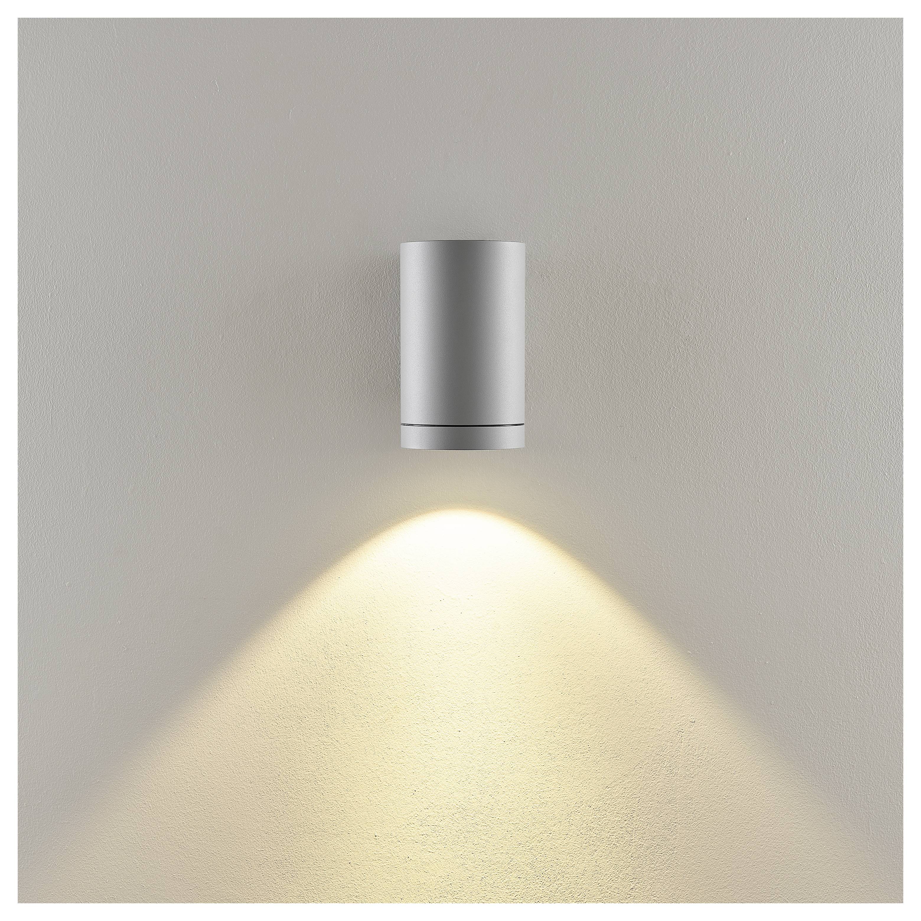 Deko Light ShoreLine Pro Round 731196 Wandaufbauleuchte 12W LED Verkehrsgrau (RAL 7042)