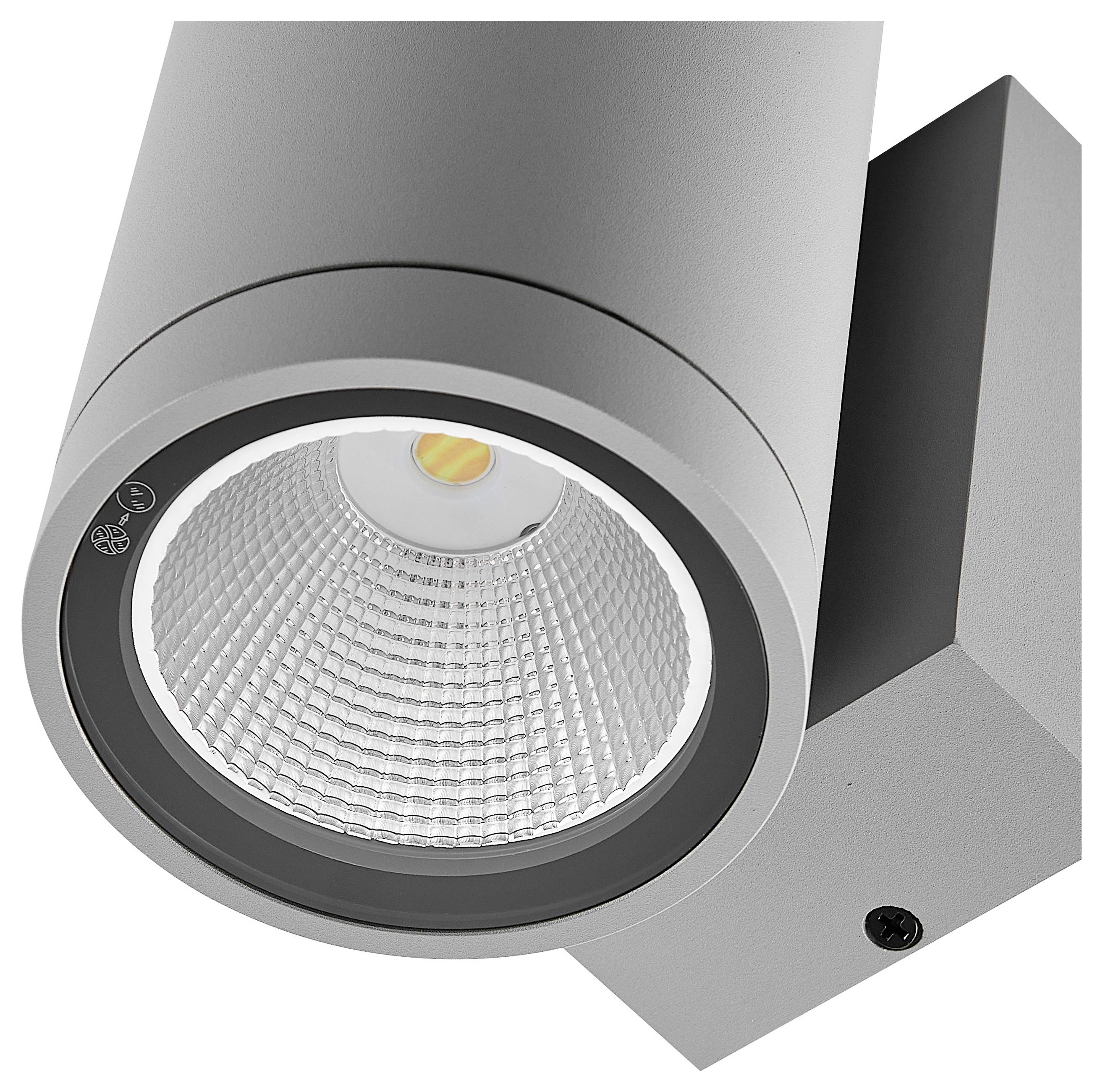 Deko Light ShoreLine Pro Round 731196 Wandaufbauleuchte 12W LED Verkehrsgrau (RAL 7042)