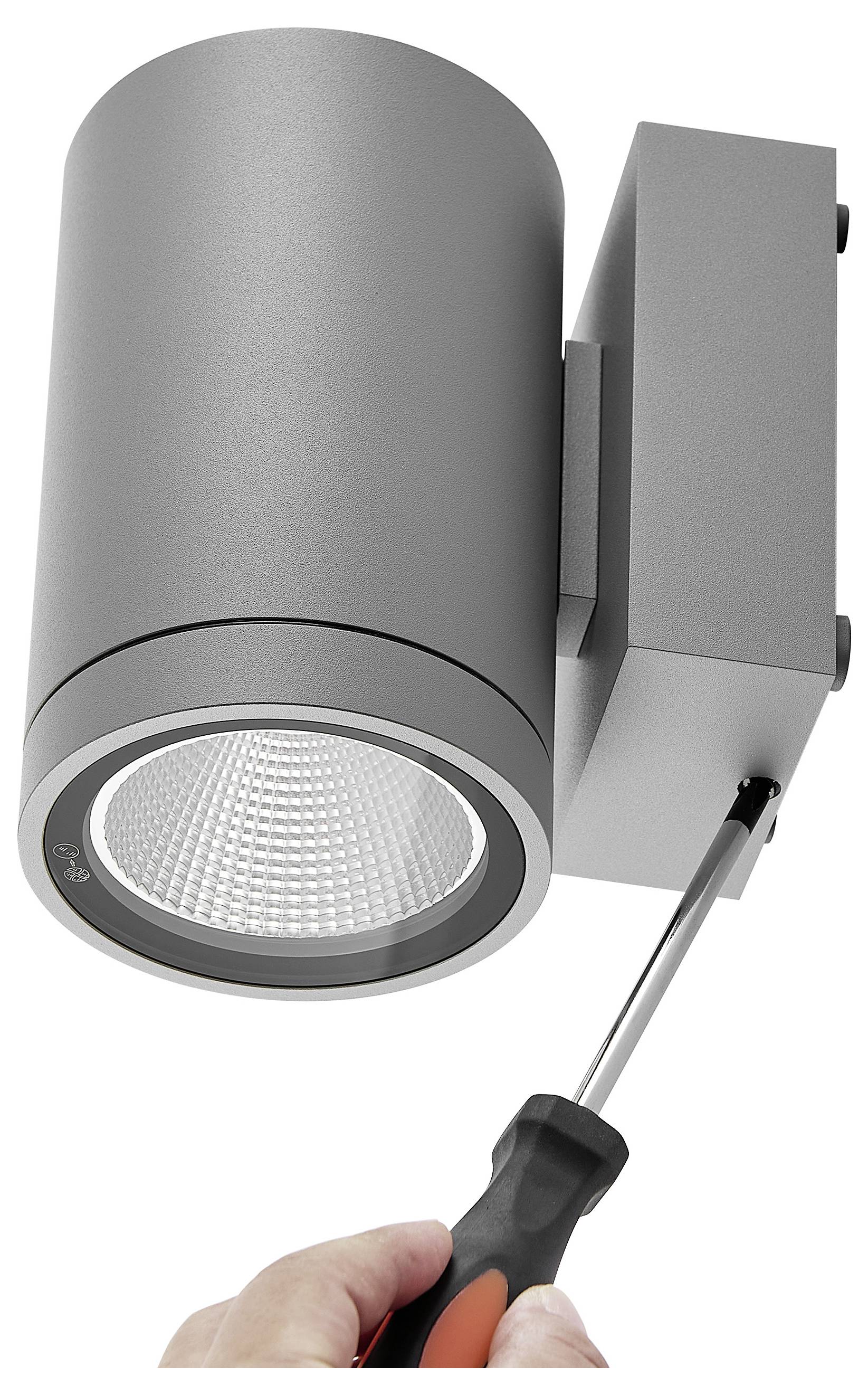 Deko Light ShoreLine Pro Round 731196 Wandaufbauleuchte 12W LED Verkehrsgrau (RAL 7042)