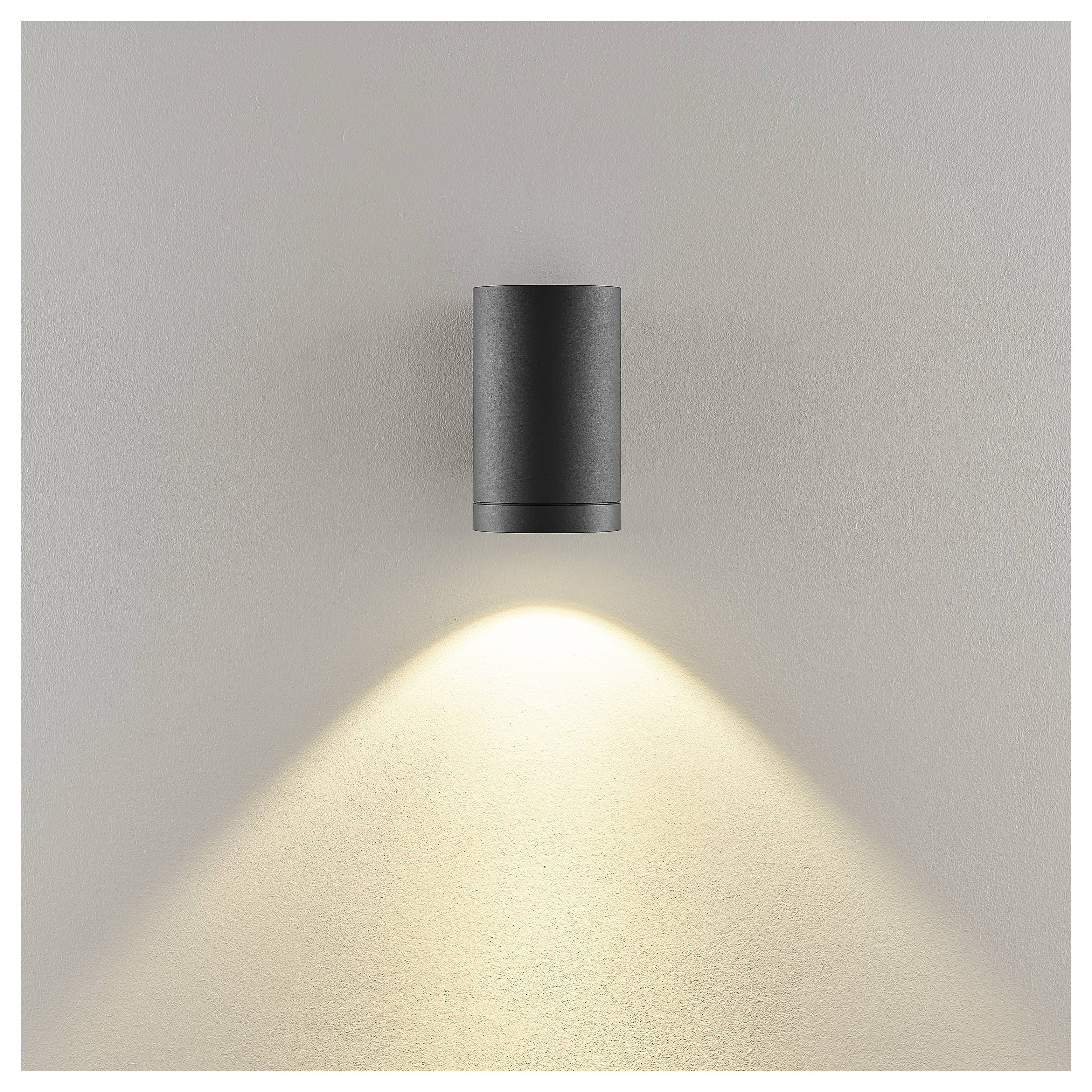 Deko Light ShoreLine Pro Round 731197 Wandaufbauleuchte 12W LED Graphitgrau (RAL 7024)