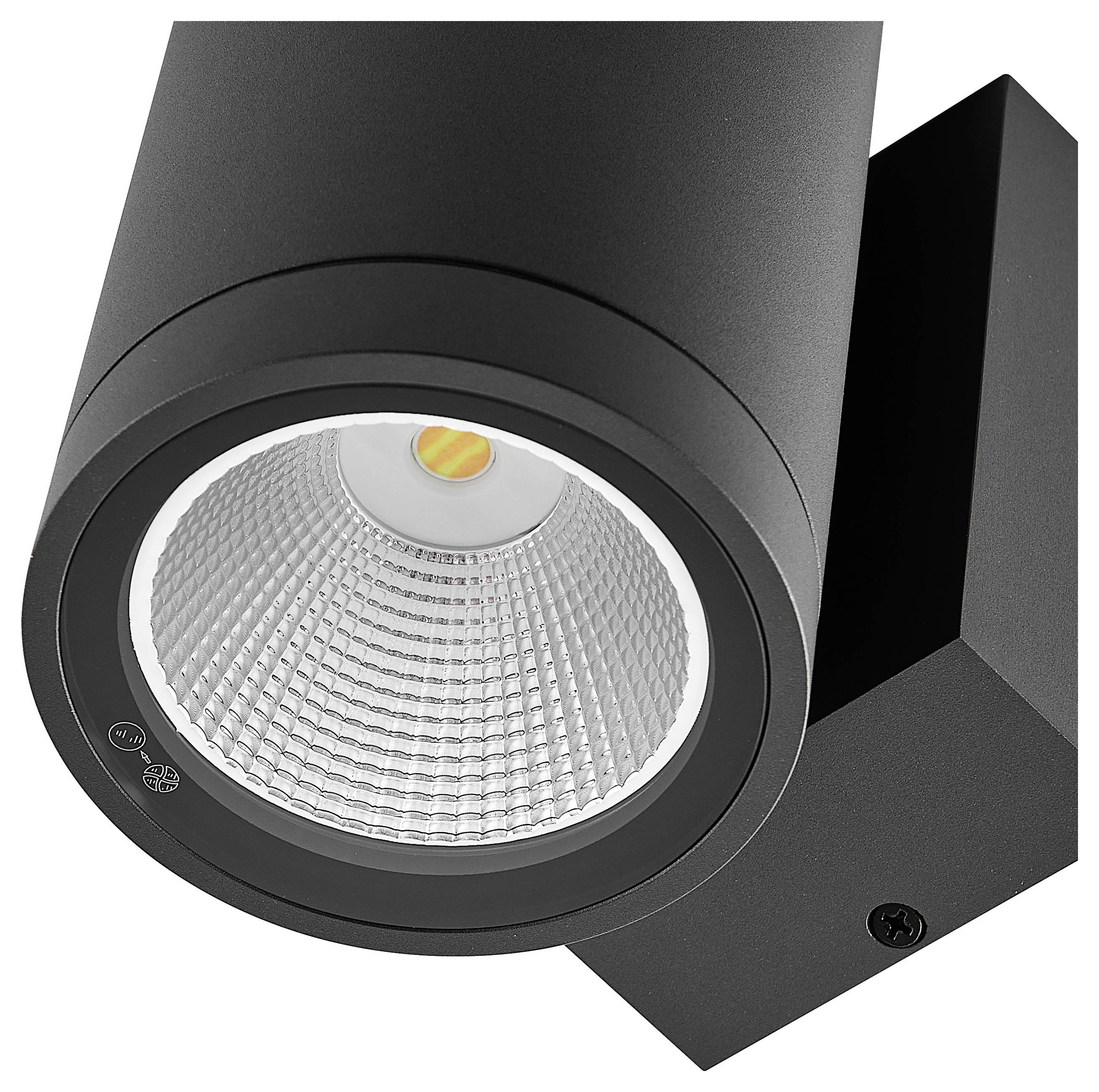 Deko Light ShoreLine Pro Round 731197 Wandaufbauleuchte 12W LED Graphitgrau (RAL 7024)