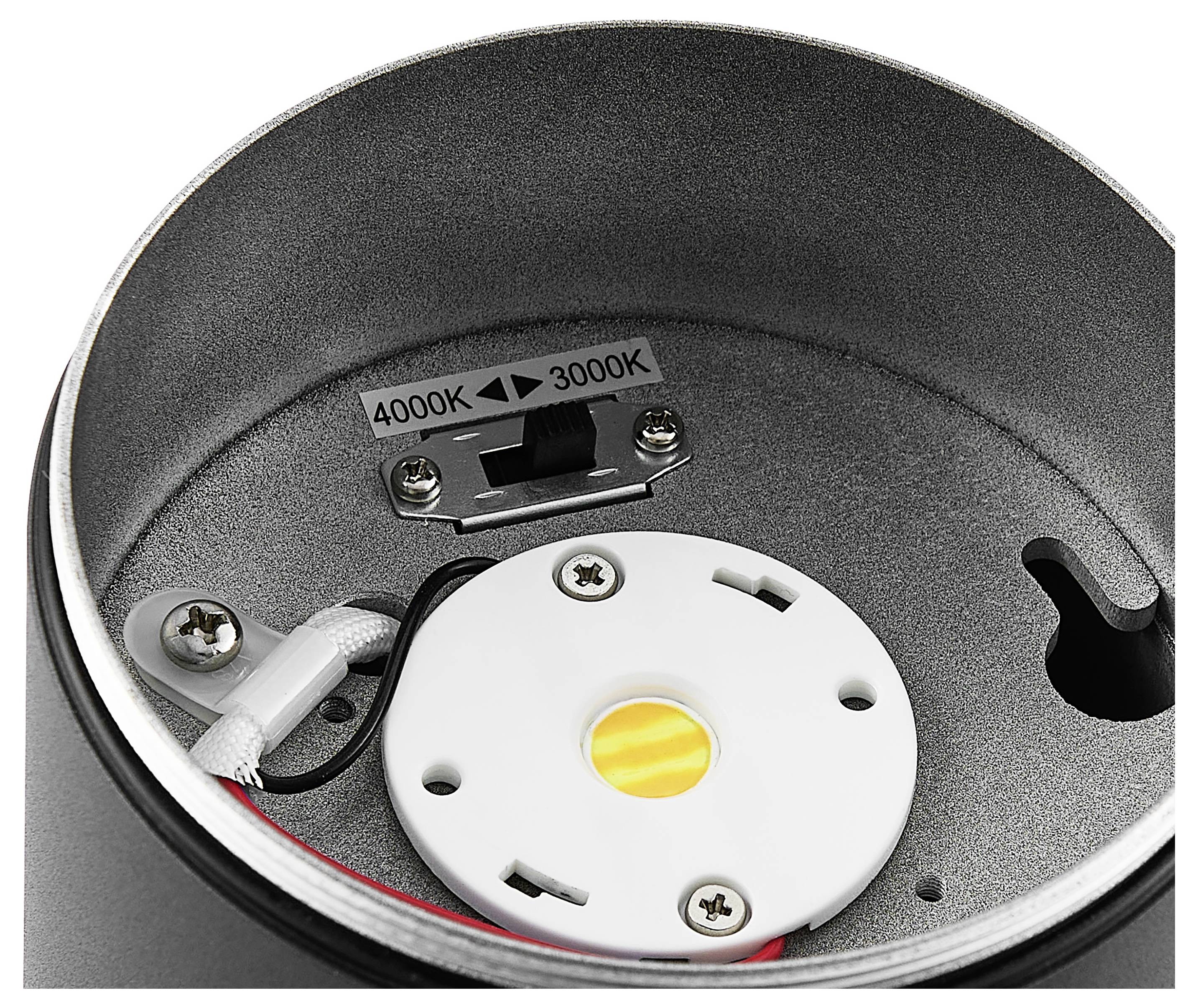 Deko Light ShoreLine Pro Round 731197 Wandaufbauleuchte 12W LED Graphitgrau (RAL 7024)