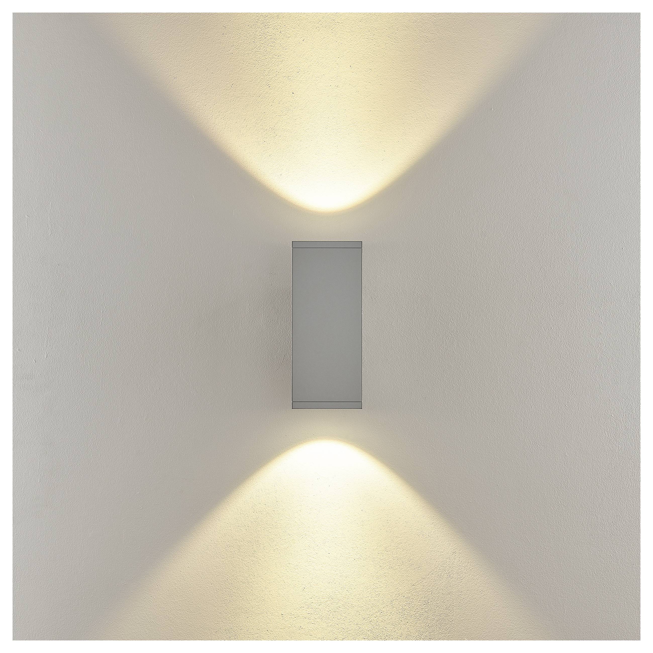 Deko Light ShoreLine Pro Square Up+Down 731199 Wandaufbauleuchte 21W LED Verkehrsgrau (RAL 7042)