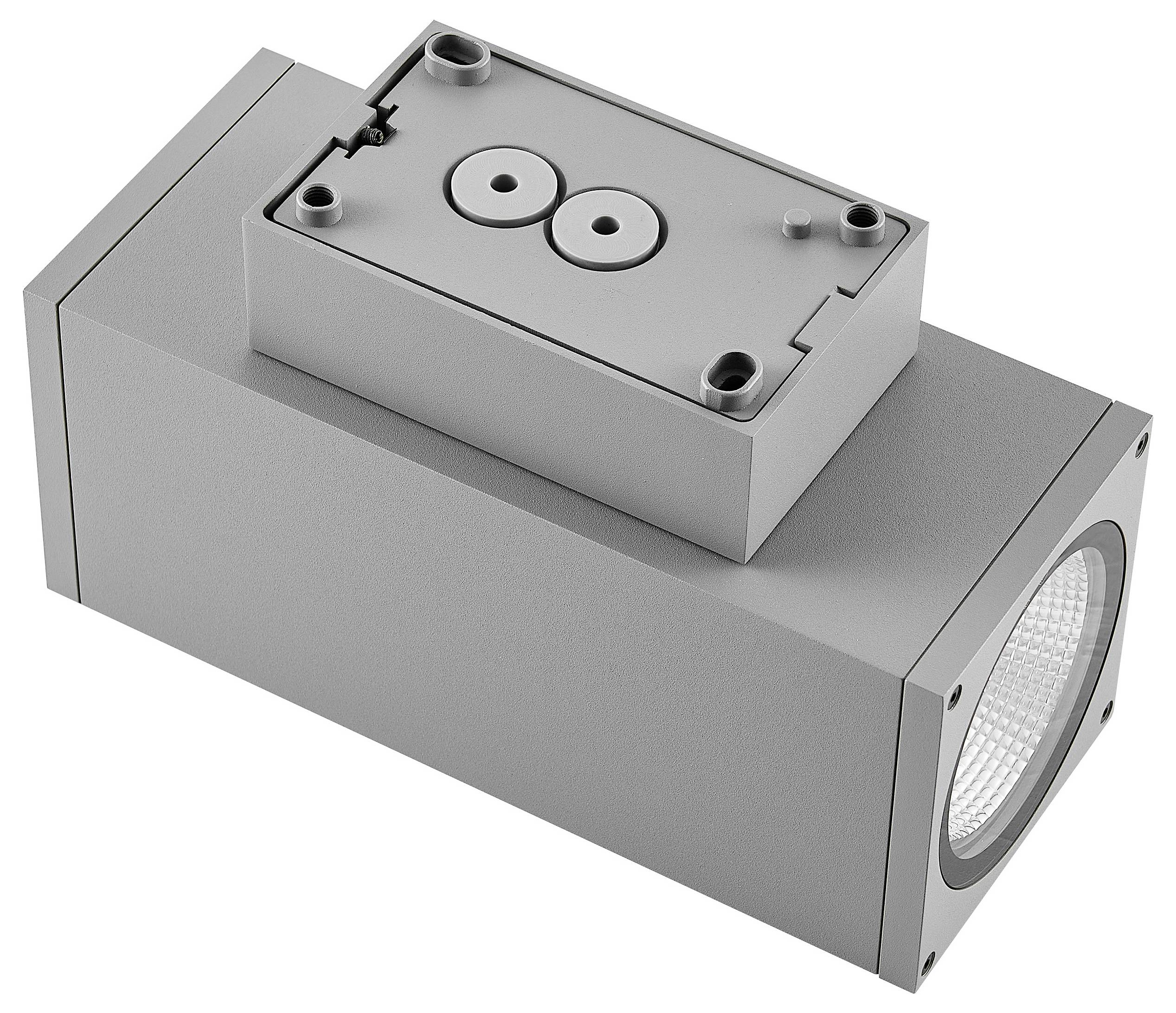 Deko Light ShoreLine Pro Square Up+Down 731199 Wandaufbauleuchte 21W LED Verkehrsgrau (RAL 7042)