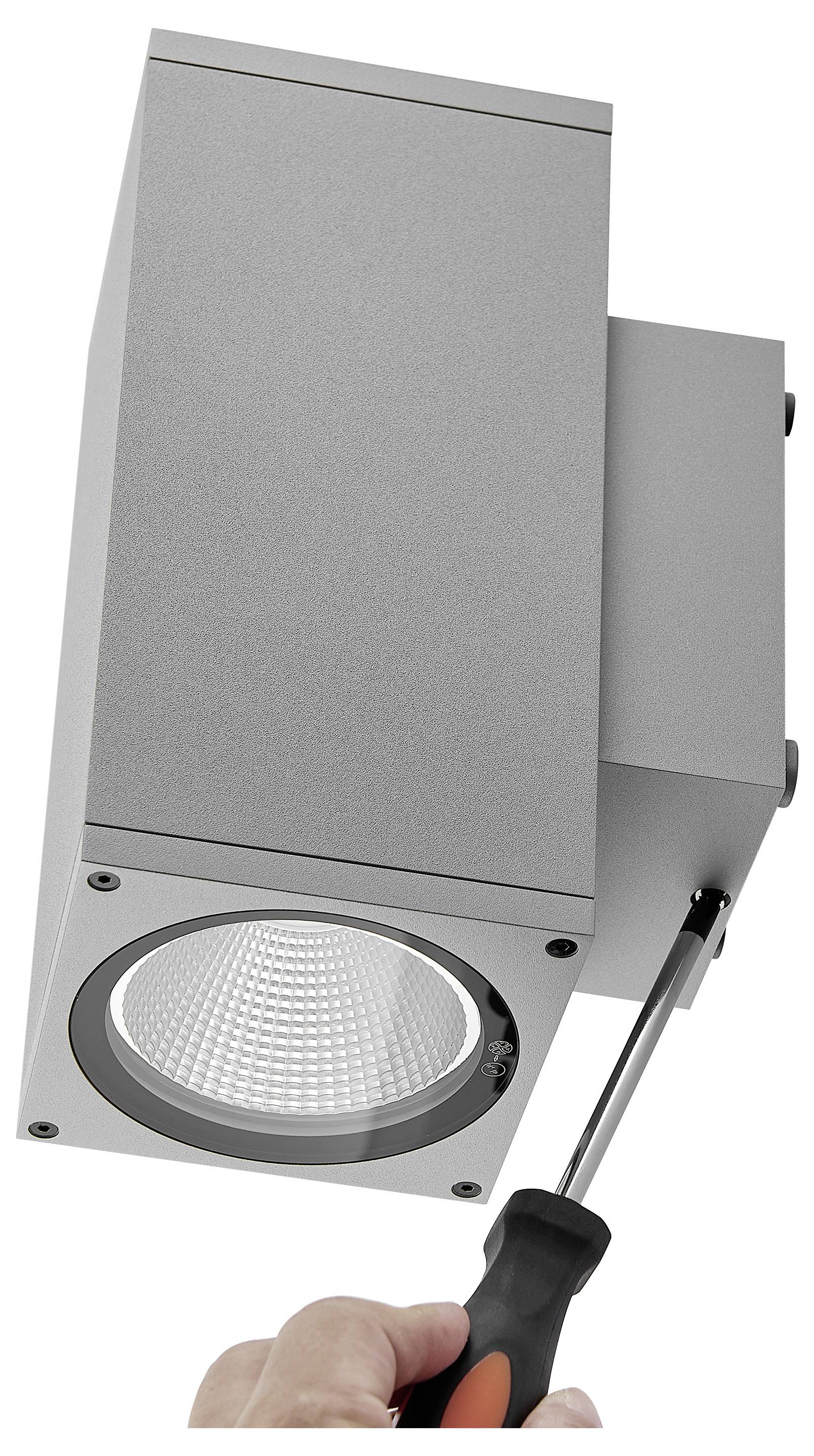 Deko Light ShoreLine Pro Square Up+Down 731199 Wandaufbauleuchte 21W LED Verkehrsgrau (RAL 7042)