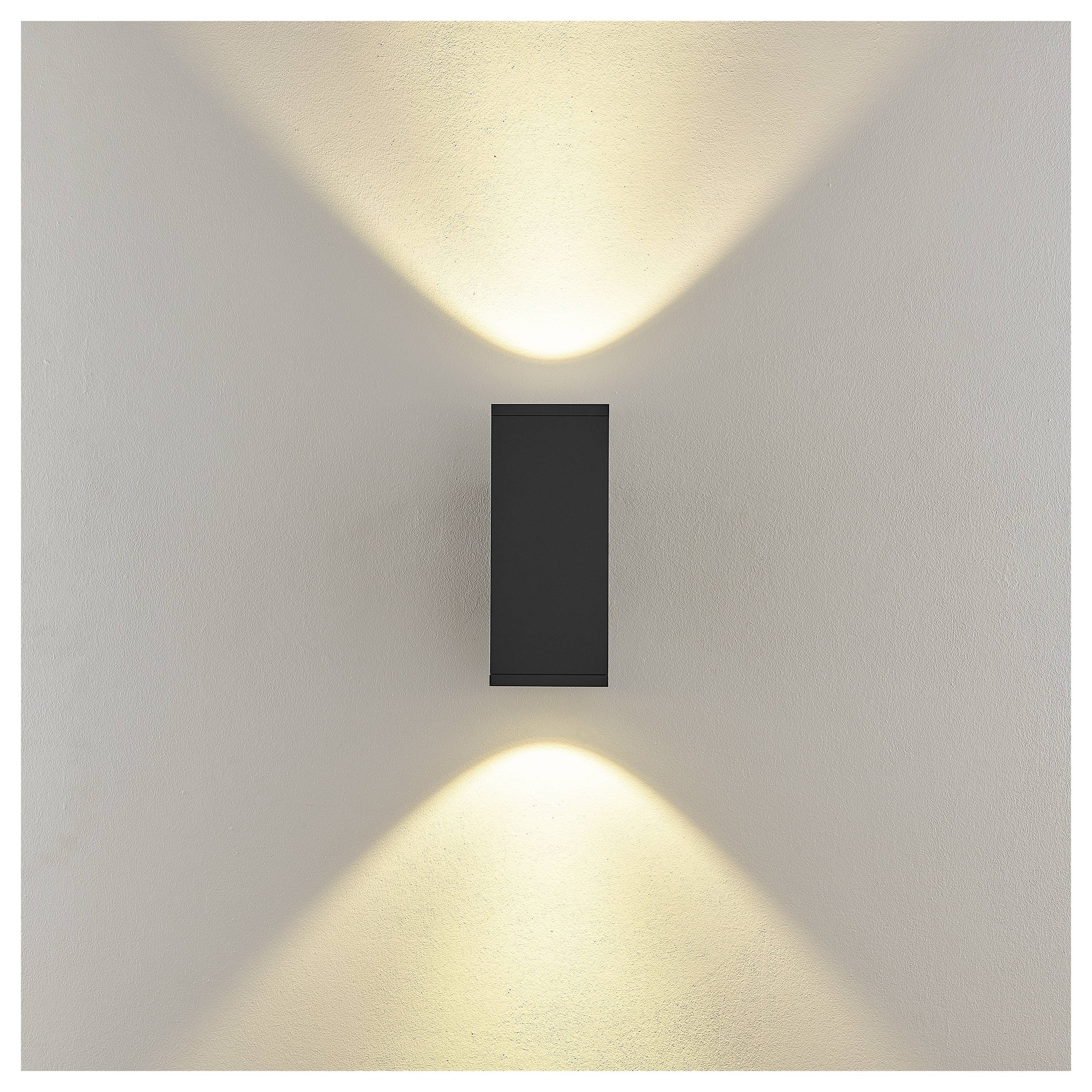 Deko Light ShoreLine Pro Square Up+Down 731200 Wandaufbauleuchte 21W LED Graphitgrau (RAL 7024)