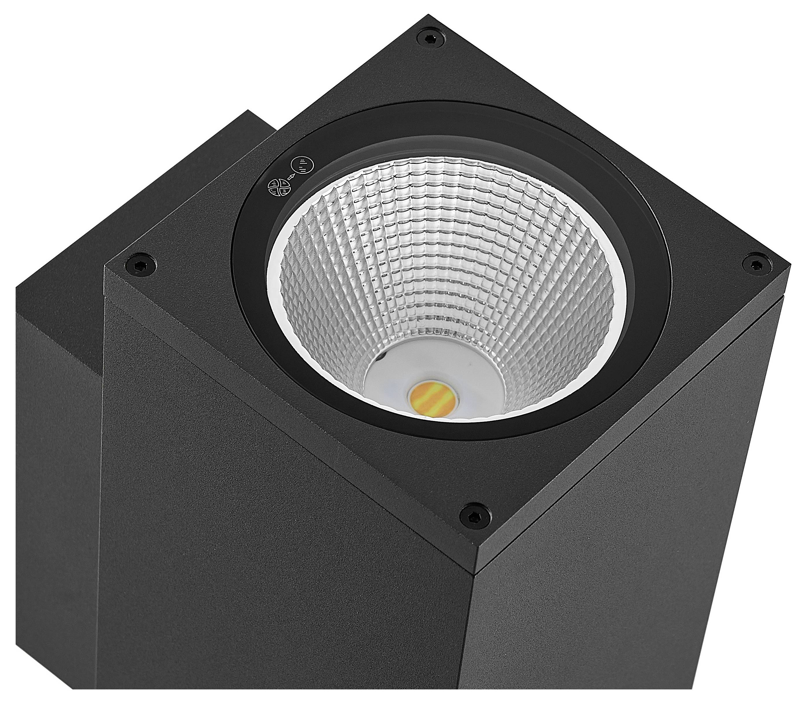 Deko Light ShoreLine Pro Square Up+Down 731200 Wandaufbauleuchte 21W LED Graphitgrau (RAL 7024)