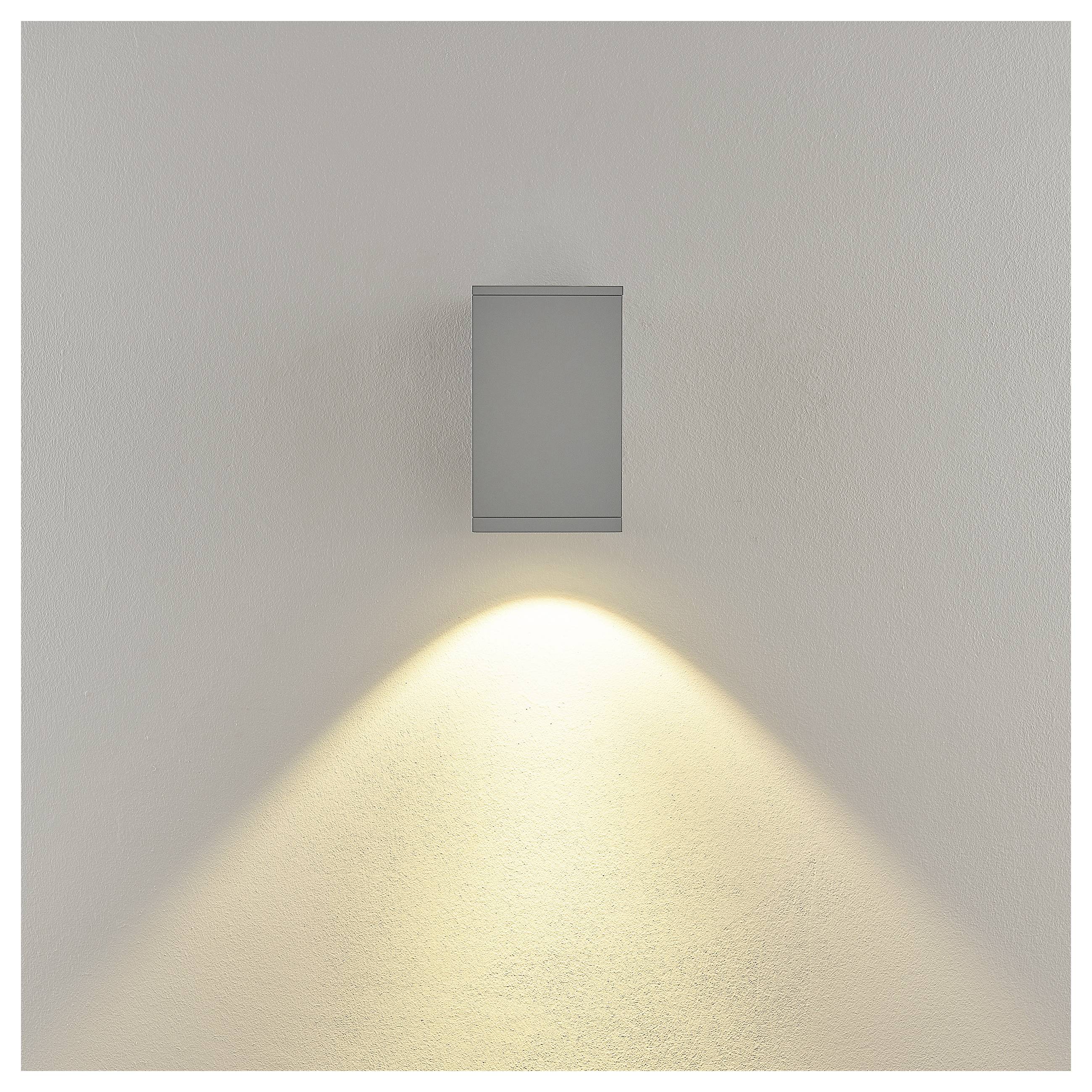 Deko Light ShoreLine Pro Square 731202 Wandaufbauleuchte 12W LED Verkehrsgrau (RAL 7042)