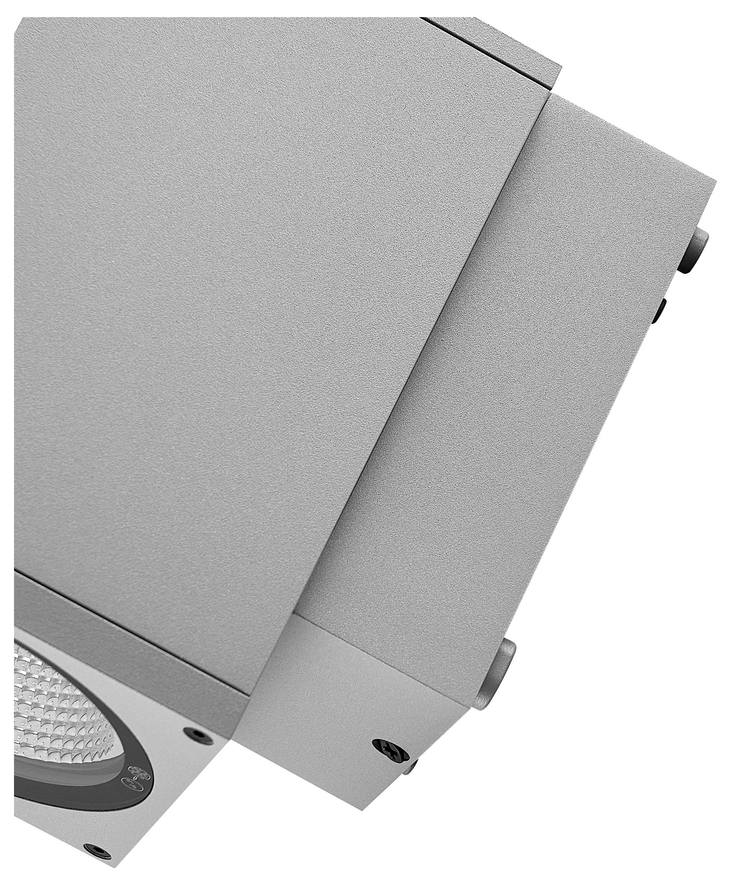Deko Light ShoreLine Pro Square 731202 Wandaufbauleuchte 12W LED Verkehrsgrau (RAL 7042)