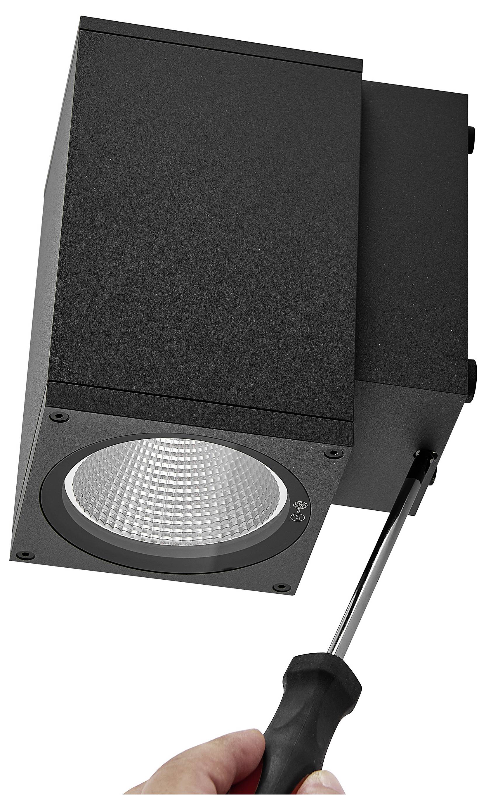 Deko Light ShoreLine Pro Square 731203 Wandaufbauleuchte 12W LED Graphitgrau (RAL 7024)