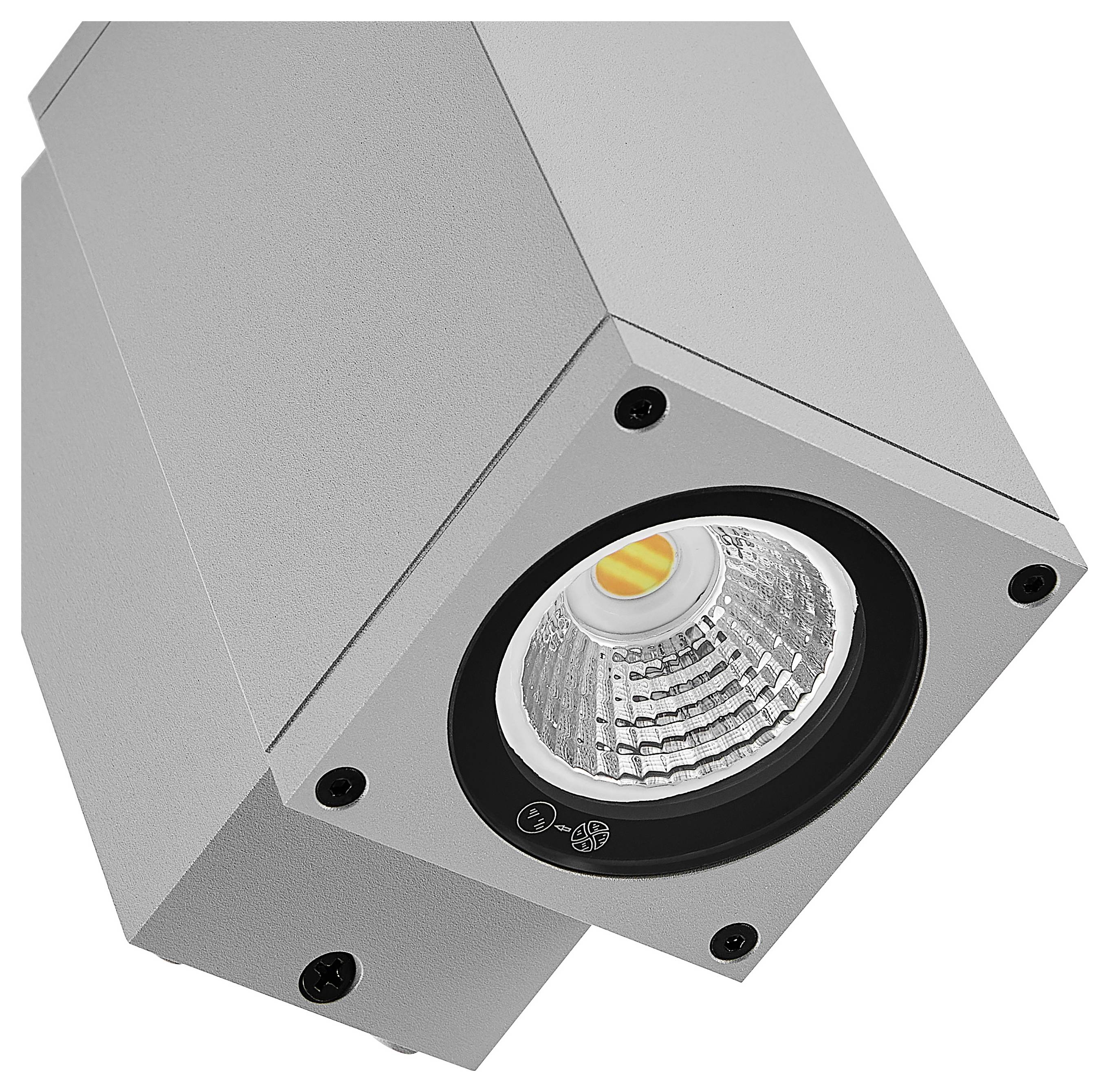 Deko Light ShoreLine Pro Square 731205 Wandaufbauleuchte 6W LED Verkehrsgrau (RAL 7042)