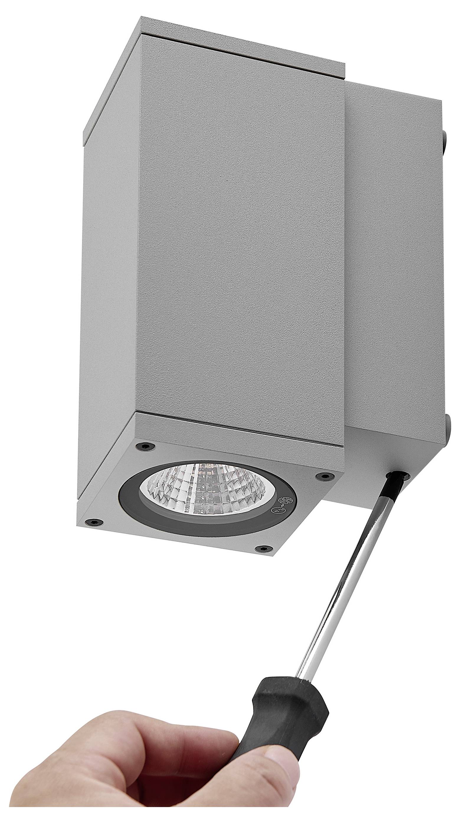 Deko Light ShoreLine Pro Square 731205 Wandaufbauleuchte 6W LED Verkehrsgrau (RAL 7042)