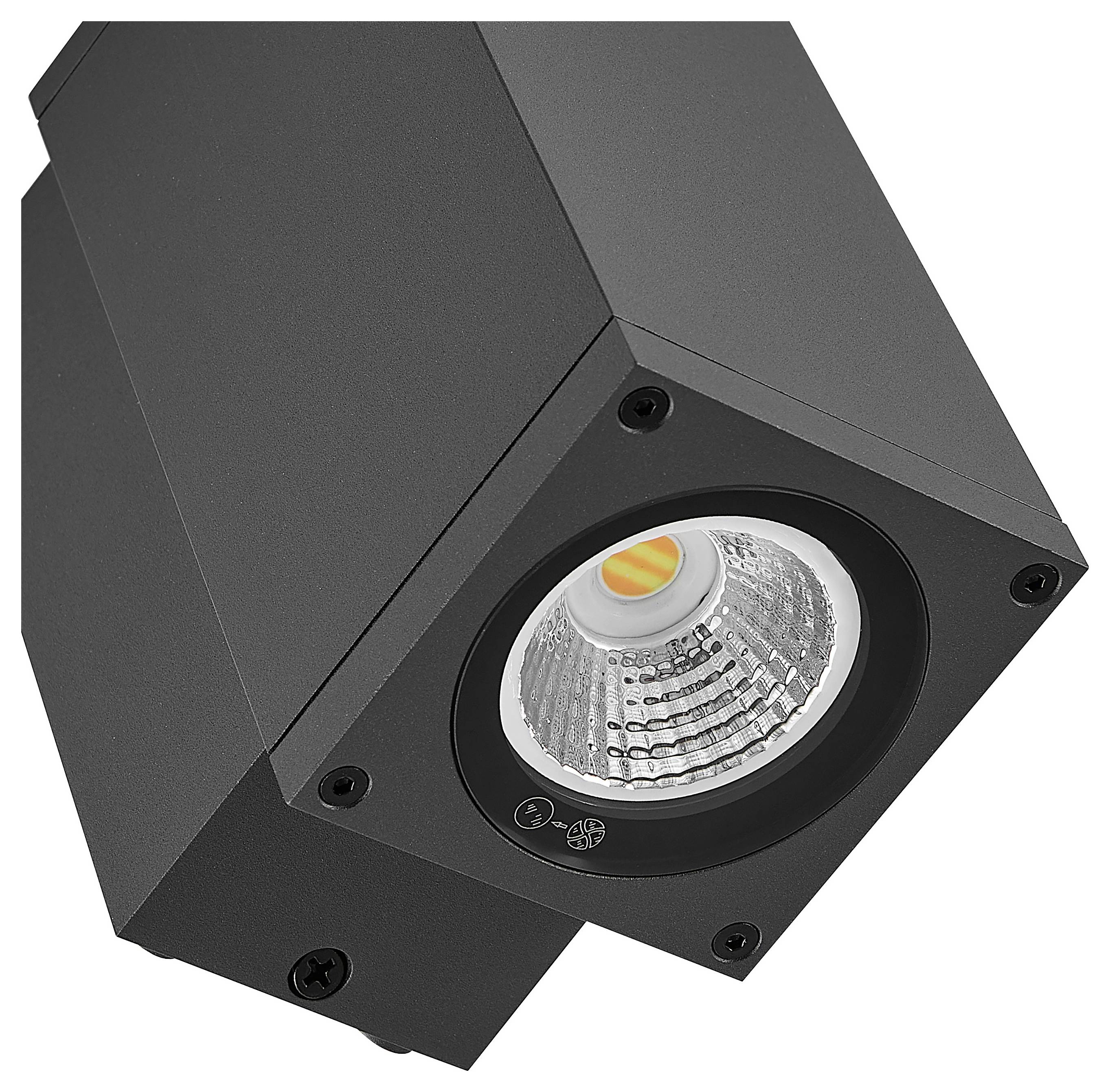 Deko Light ShoreLine Pro Square 731206 Wandaufbauleuchte 6W LED Graphitgrau (RAL 7024)