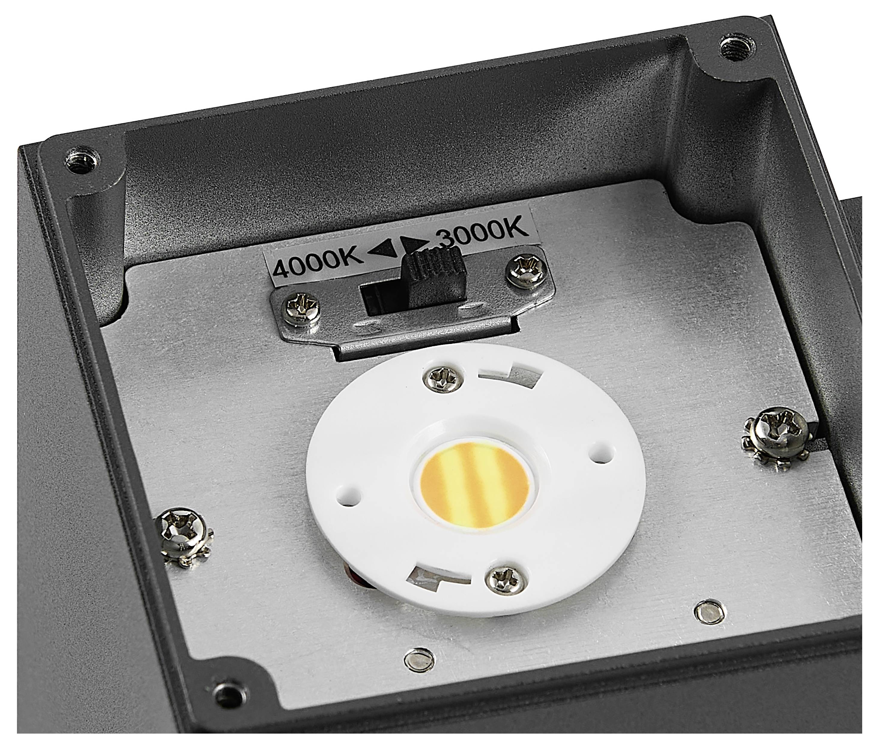 Deko Light ShoreLine Pro Square 731206 Wandaufbauleuchte 6W LED Graphitgrau (RAL 7024)