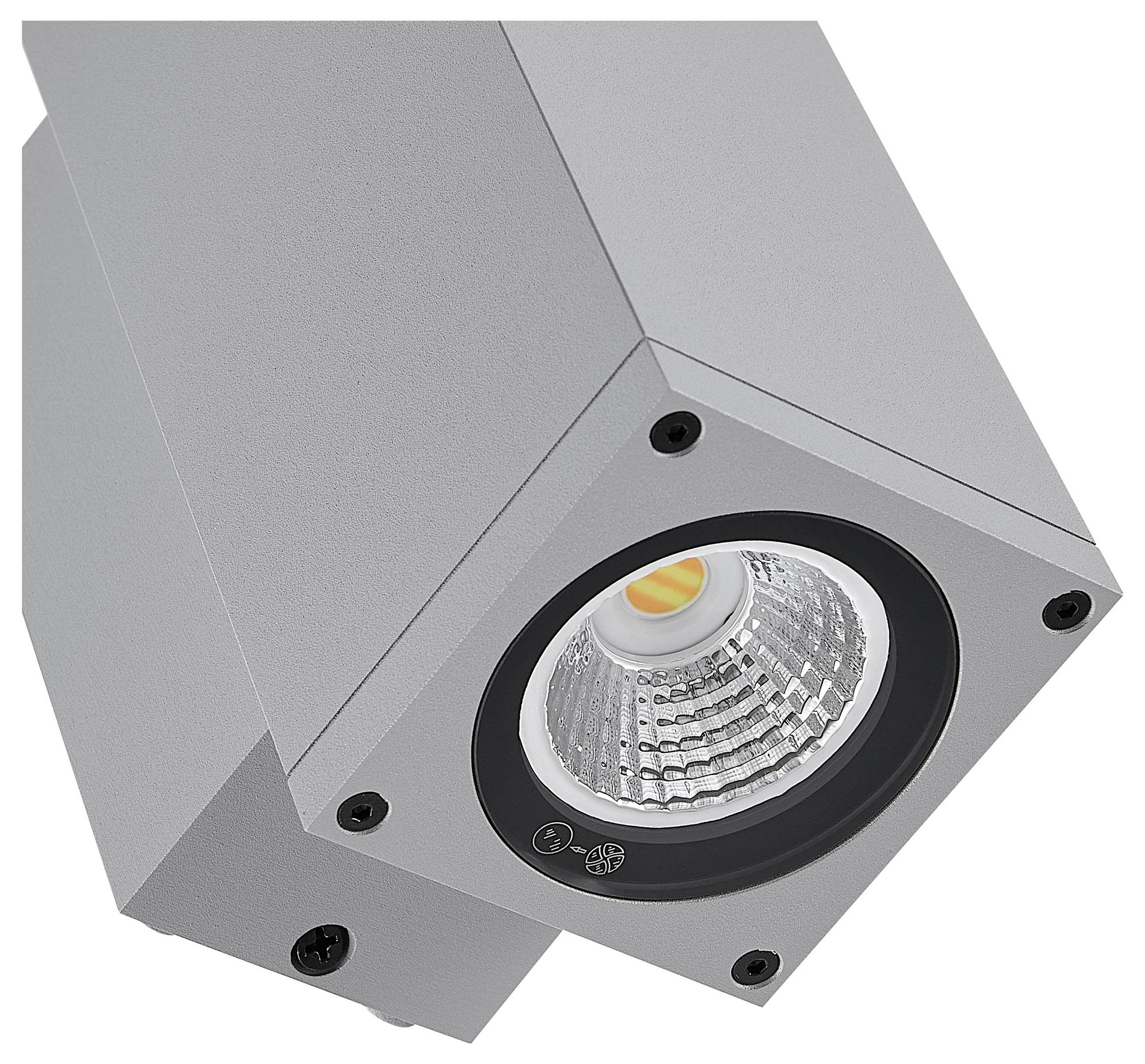 Deko Light ShoreLine Pro Square Up+Down 731208 Wandaufbauleuchte 7.5W LED Verkehrsgrau (RAL 7042)