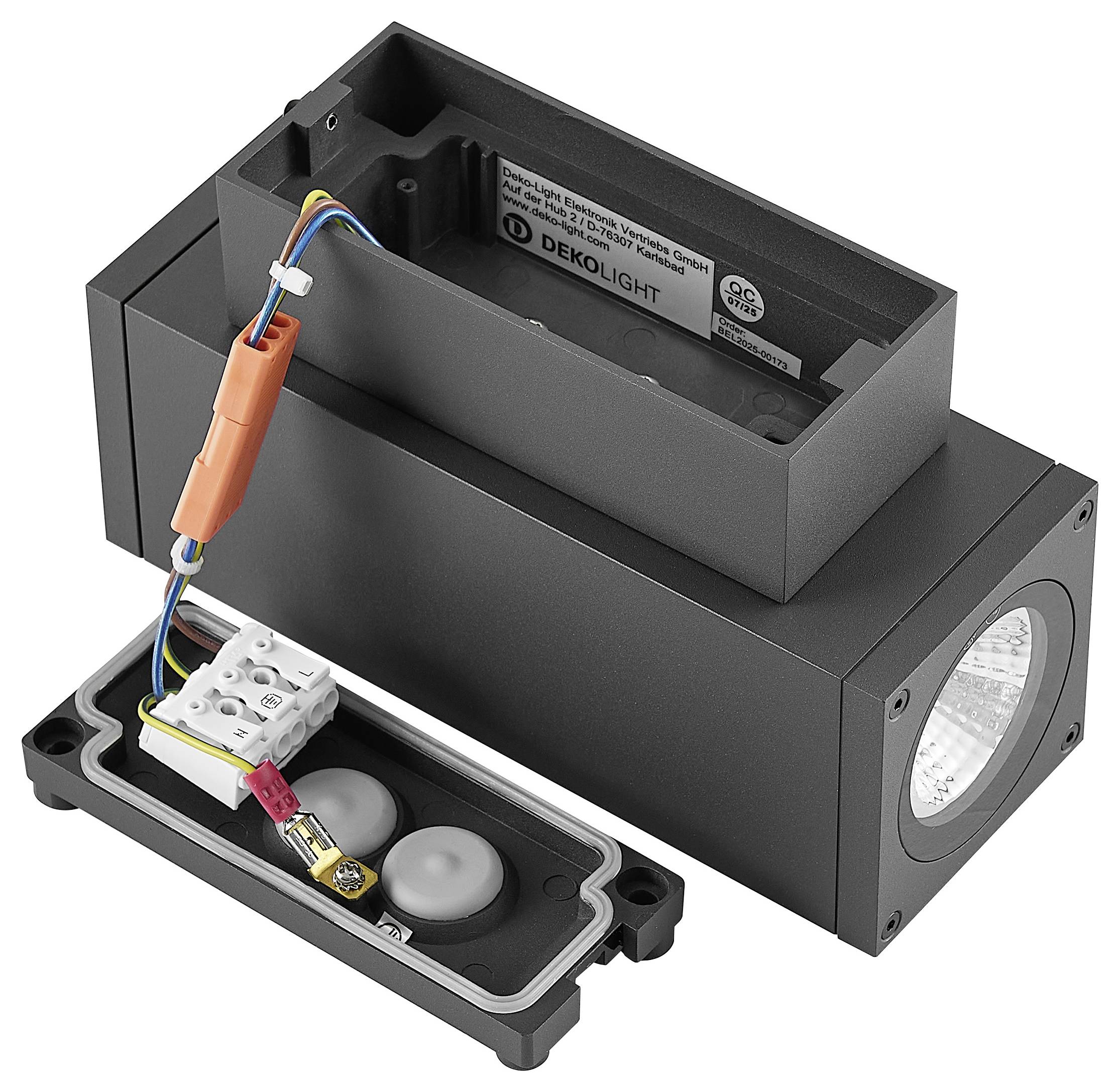 Deko Light ShoreLine Pro Square Up+Down 731209 Wandaufbauleuchte 7.5W LED Graphitgrau (RAL 7024)
