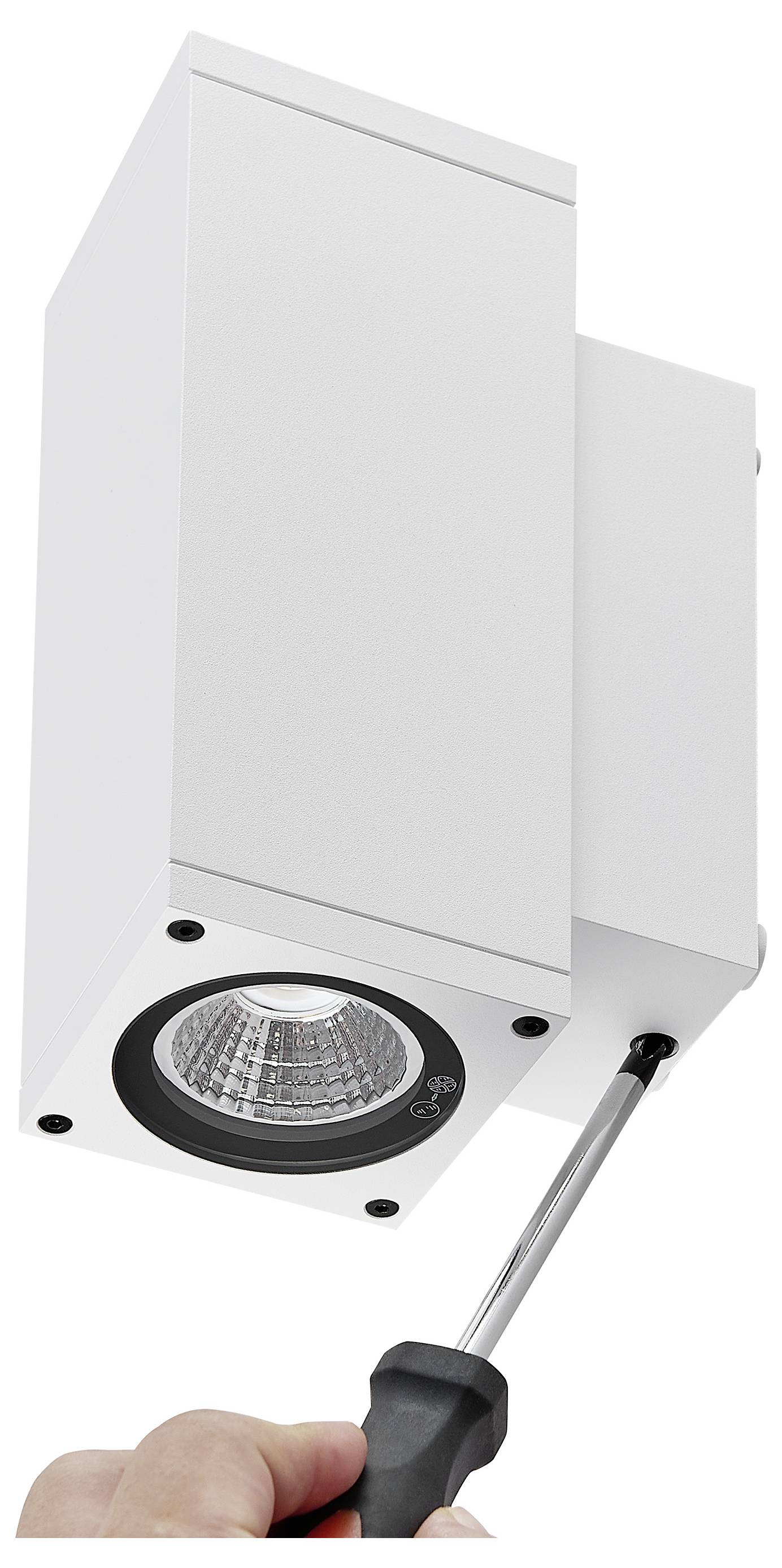 Deko Light ShoreLine Pro Square Up+Down 731210 Wandaufbauleuchte 7.5W LED Weiß (RAL 9003)