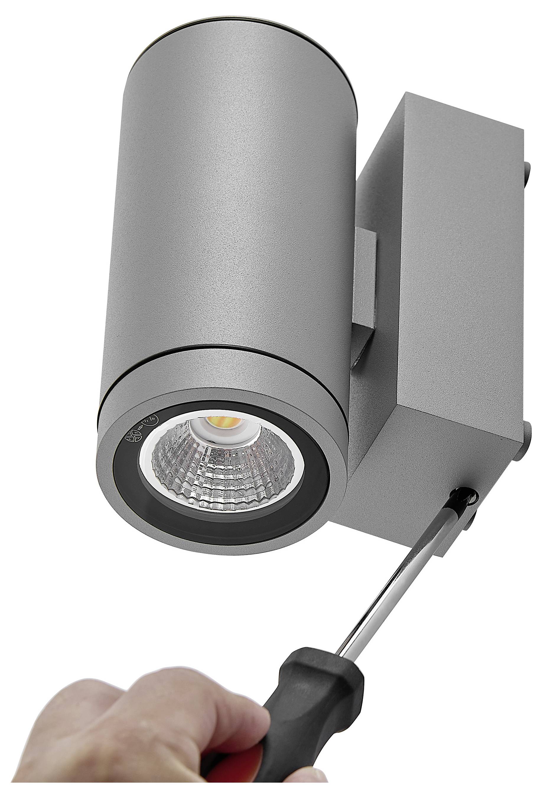 Deko Light ShoreLine Pro Round 731217 Wandaufbauleuchte 6W LED Verkehrsgrau (RAL 7042)