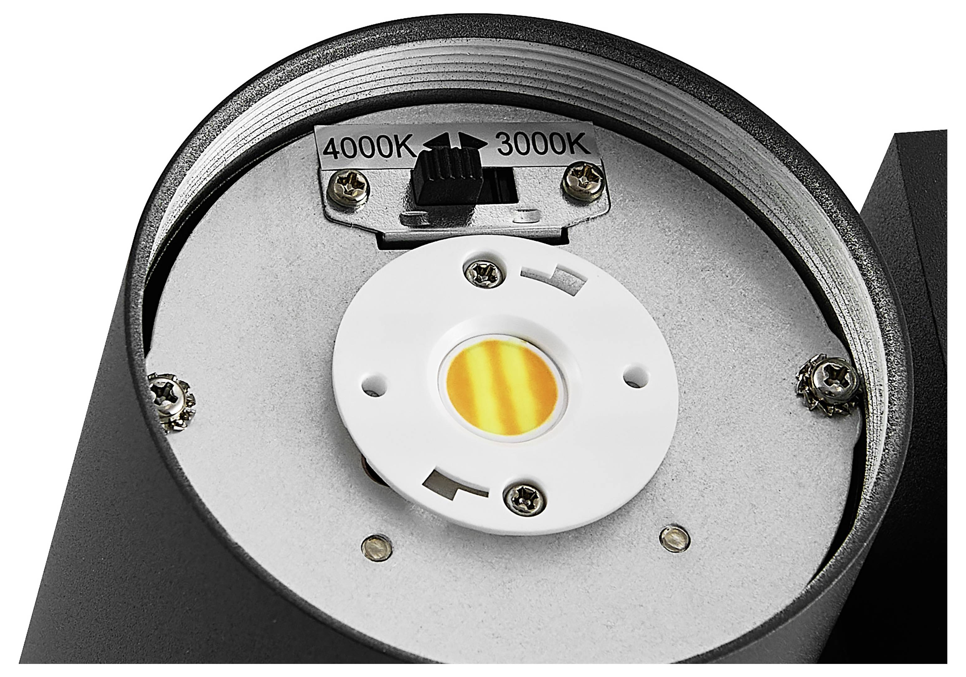 Deko Light ShoreLine Pro Round 731218 Wandaufbauleuchte 6W LED Graphitgrau (RAL 7024)