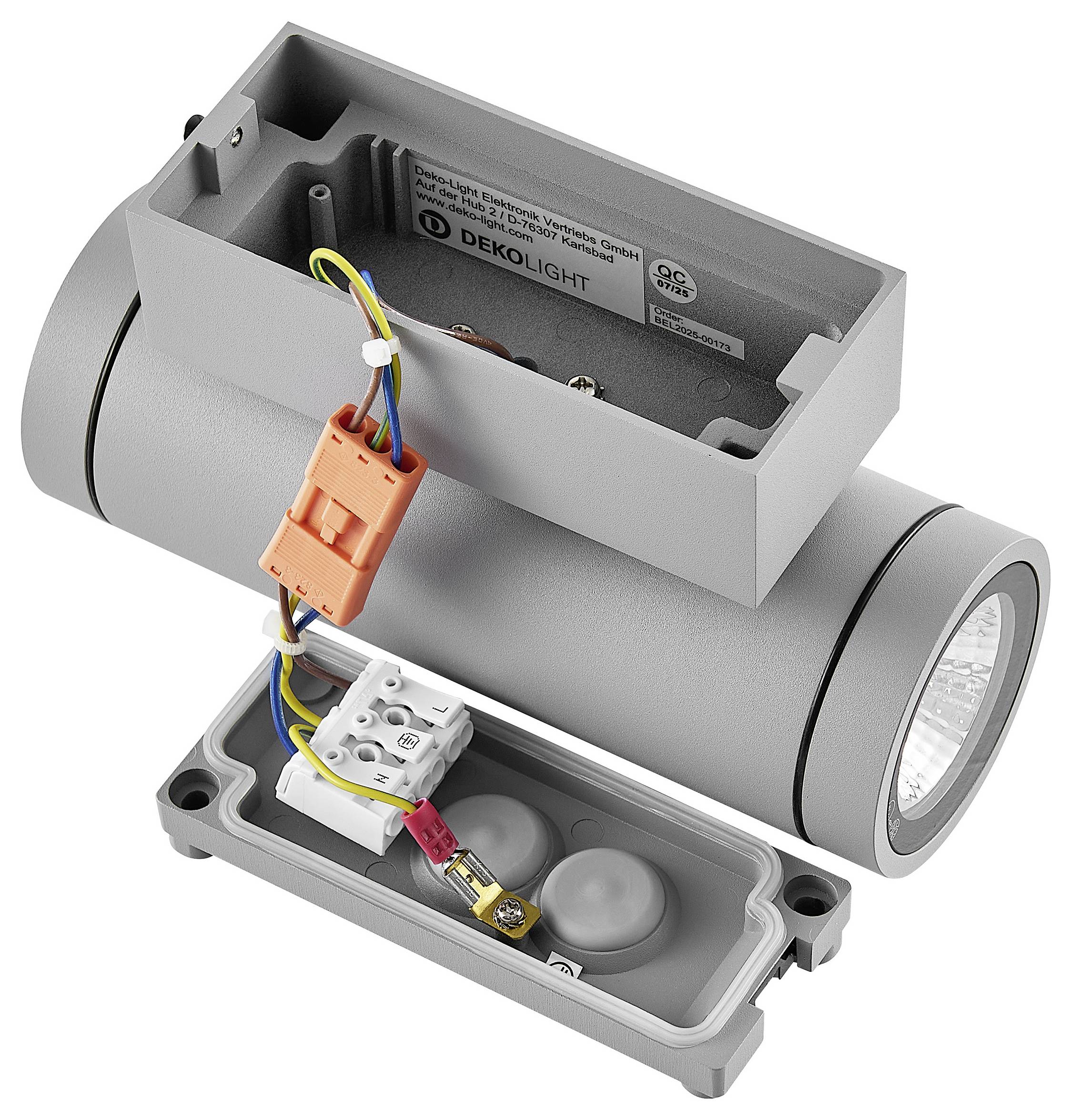 Deko Light ShoreLine Pro Round Up+Down 731220 Wandaufbauleuchte 7.5W LED Verkehrsgrau (RAL 7042)