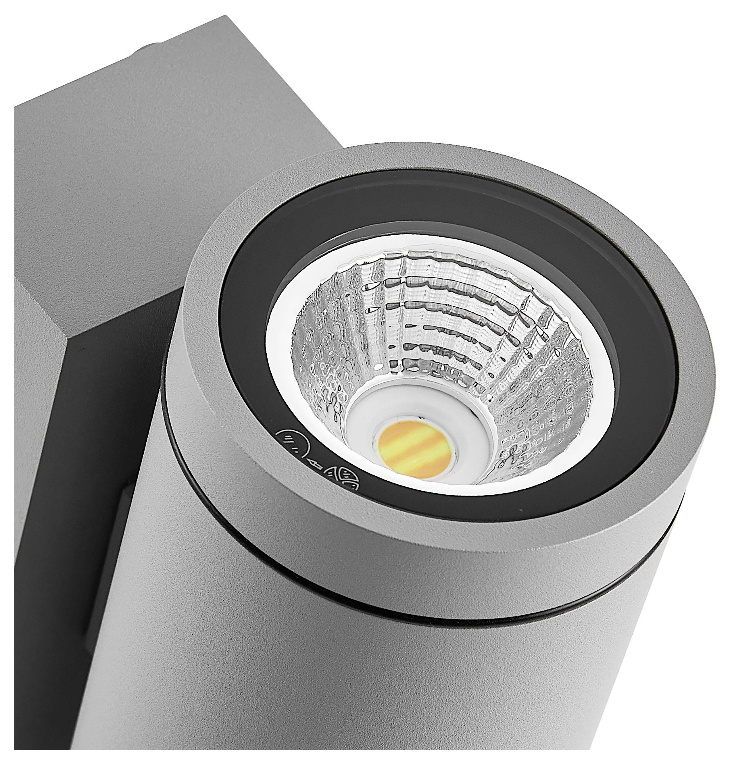 Deko Light ShoreLine Pro Round Up+Down 731220 Wandaufbauleuchte 7.5W LED Verkehrsgrau (RAL 7042)