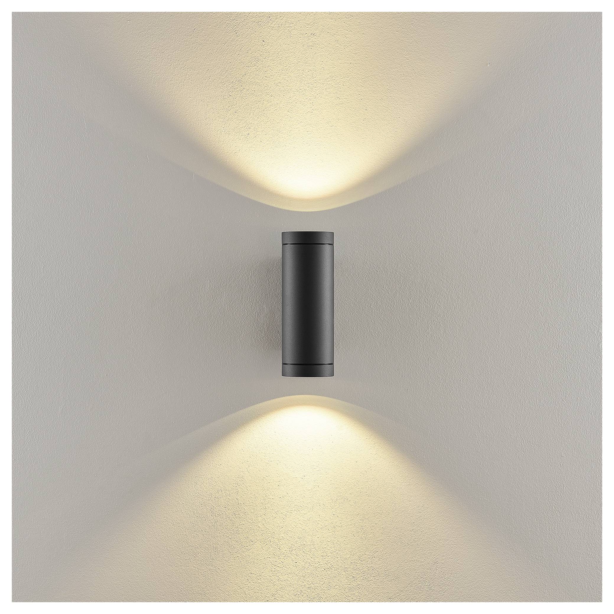 Deko Light ShoreLine Pro Round Up+Down 731221 Wandaufbauleuchte 7.5W LED Graphitgrau (RAL 7024)