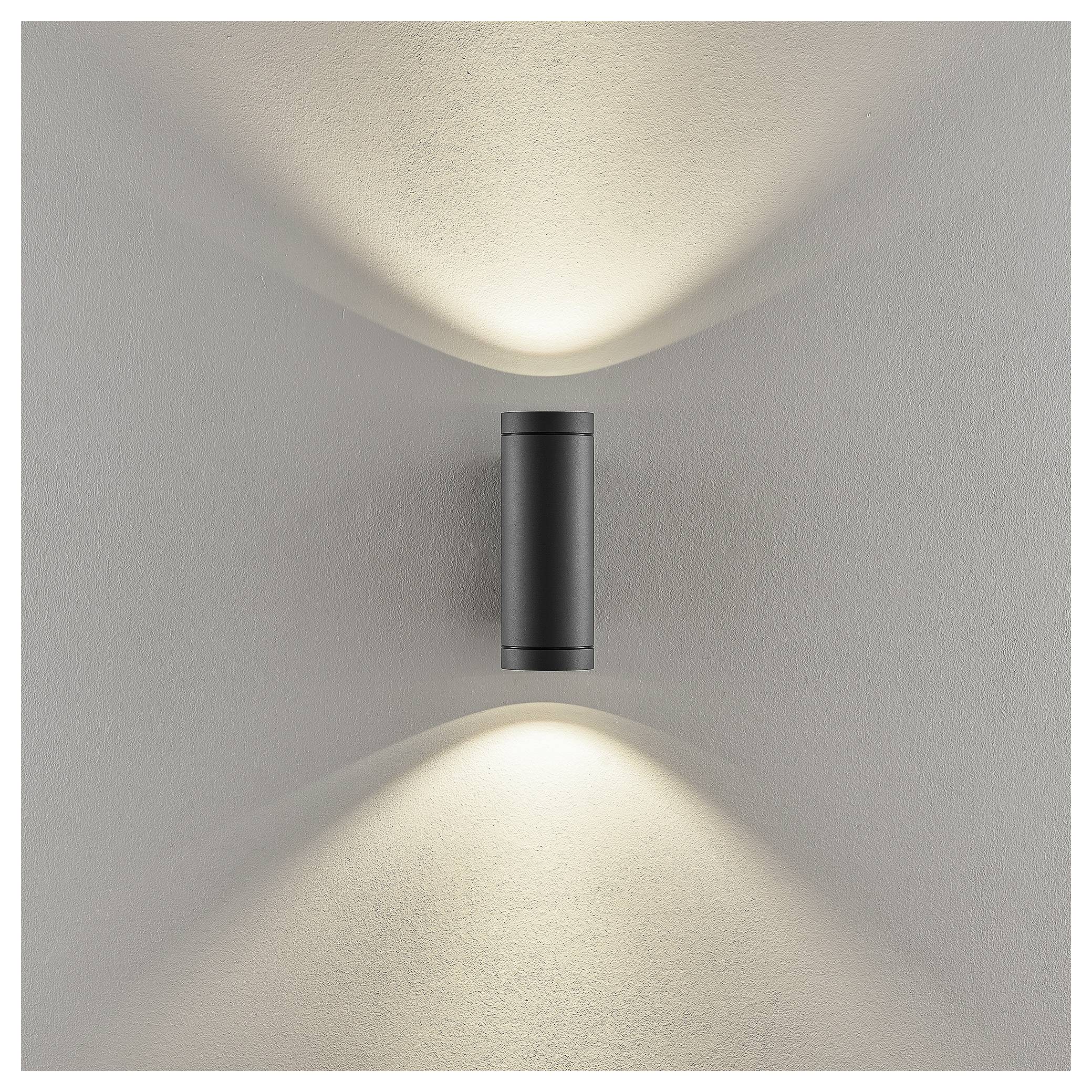 Deko Light ShoreLine Pro Round Up+Down 731221 Wandaufbauleuchte 7.5W LED Graphitgrau (RAL 7024)