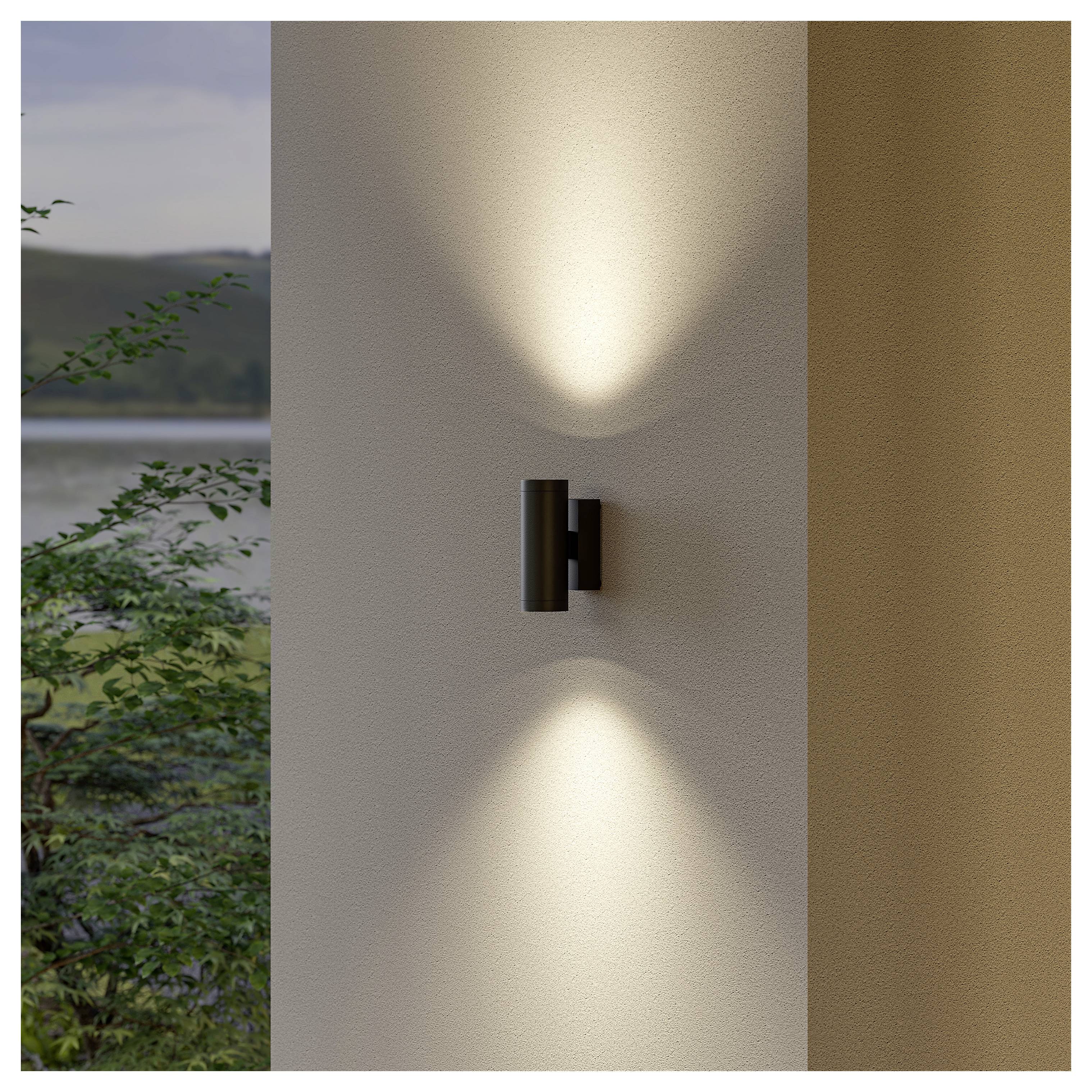 Deko Light ShoreLine Pro Round Up+Down 731221 Wandaufbauleuchte 7.5W LED Graphitgrau (RAL 7024)
