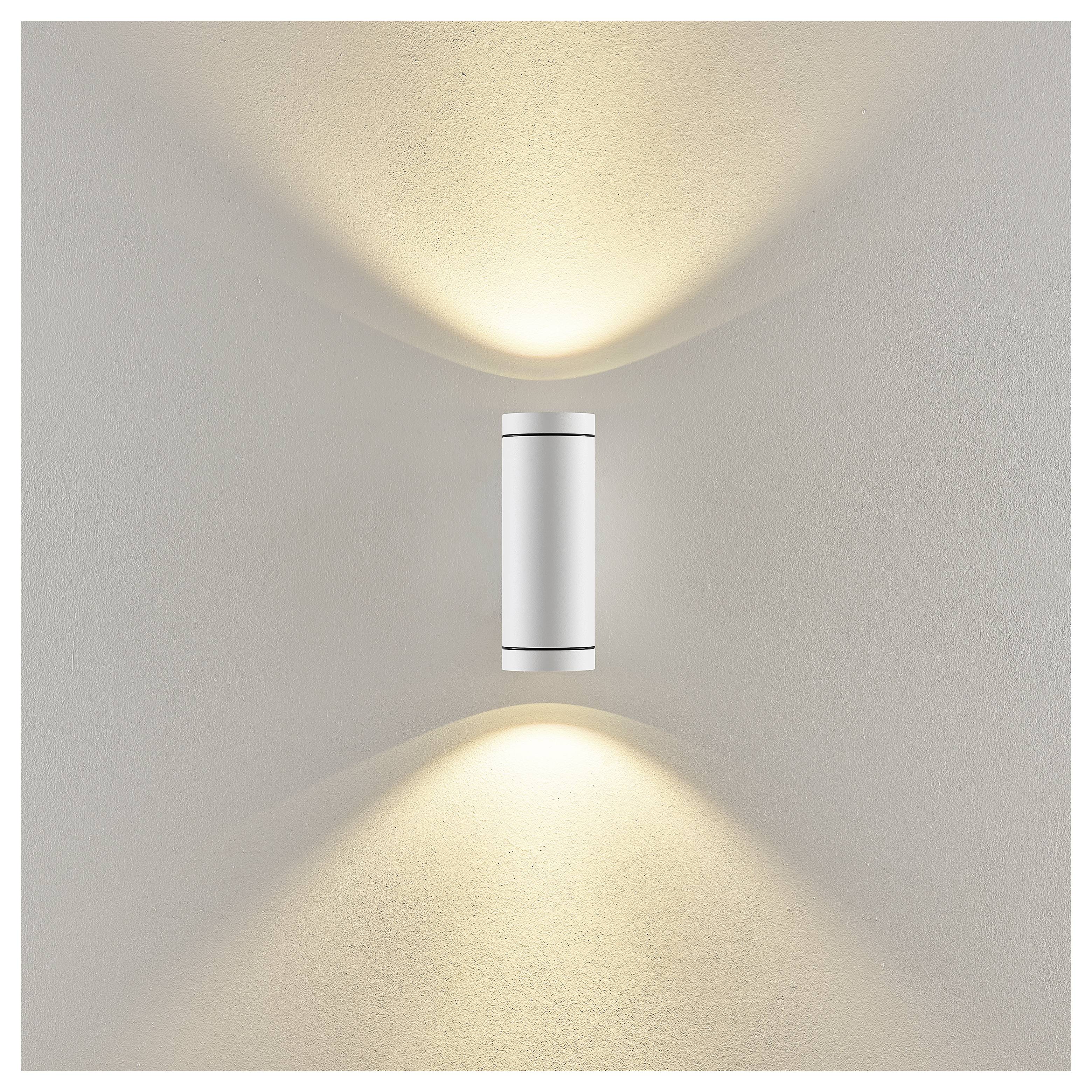 Deko Light ShoreLine Pro Round Up+Down, 7,5 W, DIM, 3000/4000 K, weiß 731222 Wandaufbauleuchte