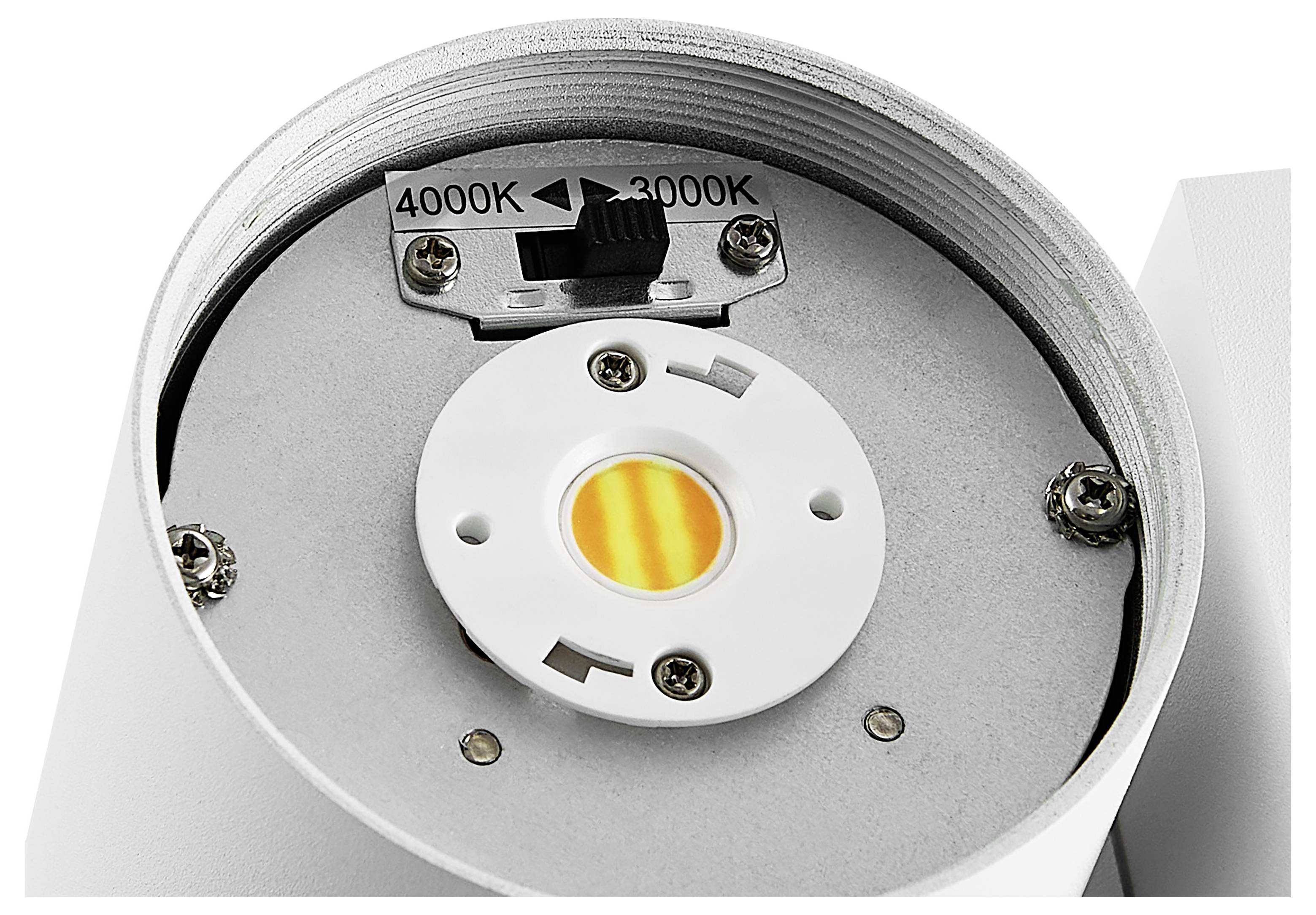 Deko Light ShoreLine Pro Round Up+Down, 7,5 W, DIM, 3000/4000 K, weiß 731222 Wandaufbauleuchte