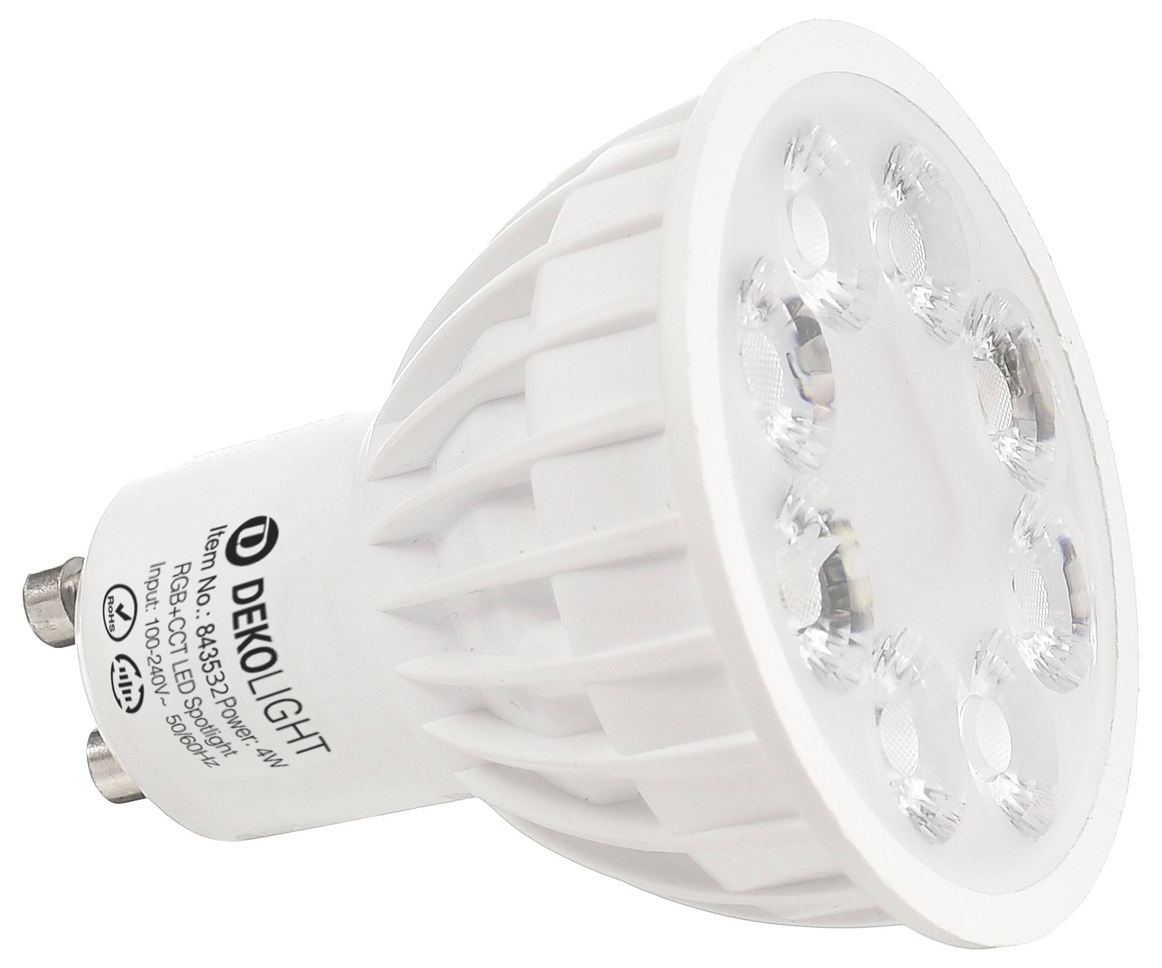 Deko Light 843532 LED EEK F (A - G) GU10 4W RGB, Warmweiß, Kaltweiß (Ø x H) 50mm x 57mm 1St.