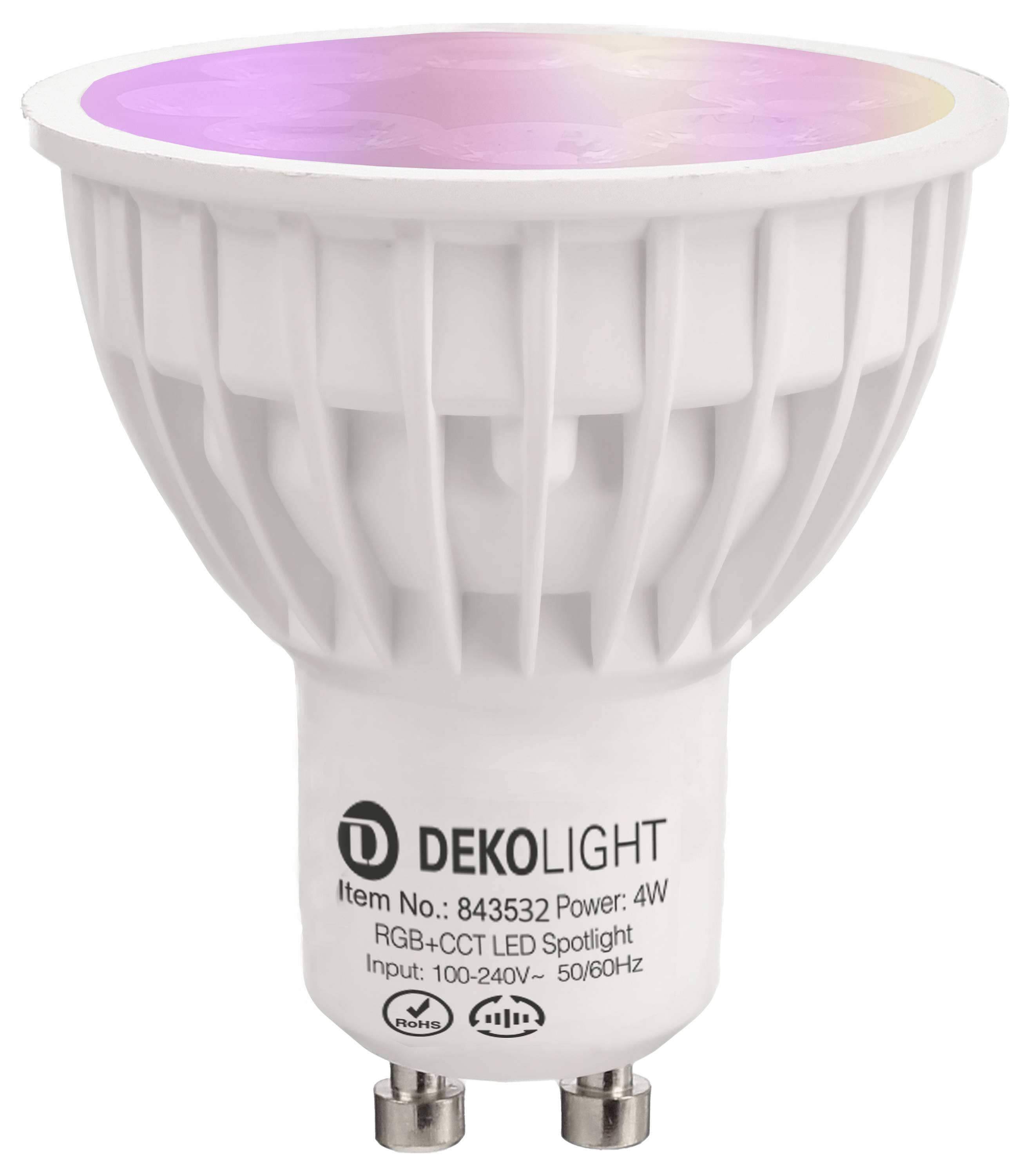 Deko Light 843532 LED EEK F (A - G) GU10 4W RGB, Warmweiß, Kaltweiß (Ø x H) 50mm x 57mm 1St.