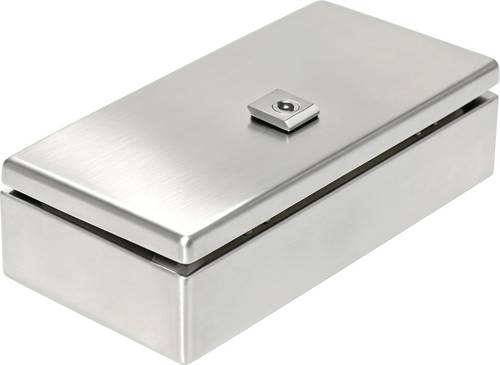TRU COMPONENTS TC-SS153008 Schaltschrank 15 x 30 x 8 Edelstahl Lichtgrau 1 St.