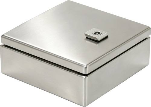 TRU COMPONENTS TC-SS202008 Schaltschrank 200 x 200 x 80 Edelstahl Lichtgrau 1 St.