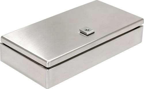 TRU COMPONENTS TC-SS204008 Schaltschrank 20 x 40 x 8 Edelstahl Lichtgrau 1 St.