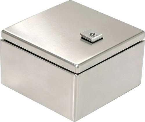 TRU COMPONENTS TC-SS202012 Schaltschrank 200 x 200 x 120 Edelstahl Lichtgrau 1 St.