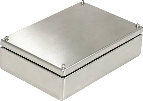 TRU COMPONENTS TC-SSH203008 Klemmenkasten 300 x 200 x 80 Edelstahl Hellgrau 1 St.