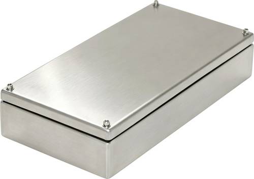TRU COMPONENTS TC-SSH204008 Klemmenkasten 400 x 200 x 80 Edelstahl Hellgrau 1 St.