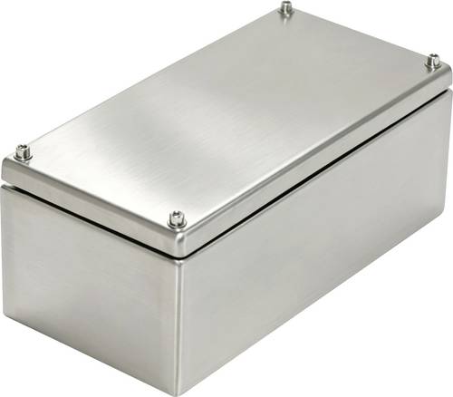 TRU COMPONENTS TC-SSH153012 Klemmenkasten 300 x 150 x 120 Edelstahl Hellgrau 1 St.