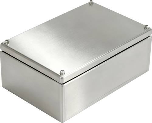 TRU COMPONENTS TC-SSH203012 Klemmenkasten 300 x 200 x 120 Edelstahl Hellgrau 1 St.