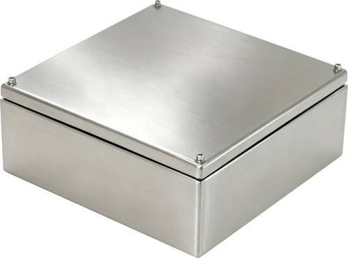 TRU COMPONENTS TC-SSH303012 Klemmenkasten 300 x 300 x 120 Edelstahl Hellgrau 1 St.