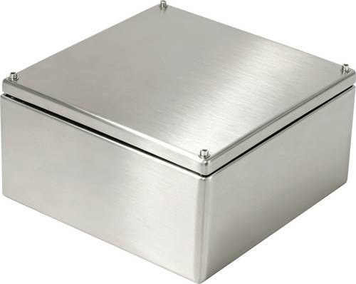 TRU COMPONENTS TC-SSH303015 Klemmenkasten 300 x 300 x 155 Edelstahl Hellgrau 1 St.