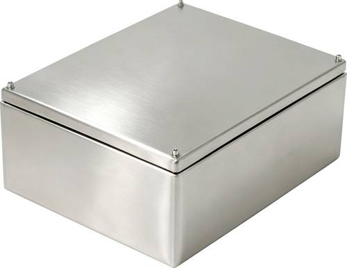 TRU COMPONENTS TC-SSH383015 Klemmenkasten 300 x 380 x 155 Edelstahl Hellgrau 1 St.