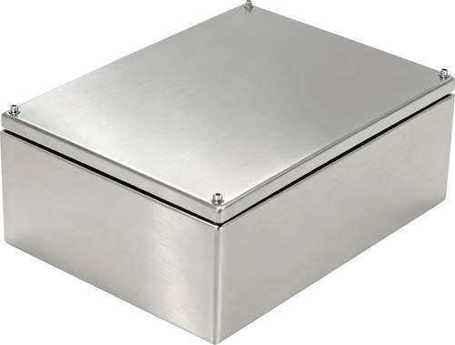 TRU COMPONENTS TC-SSH304015 Klemmenkasten 400 x 300 x 155 Edelstahl Hellgrau 1 St.