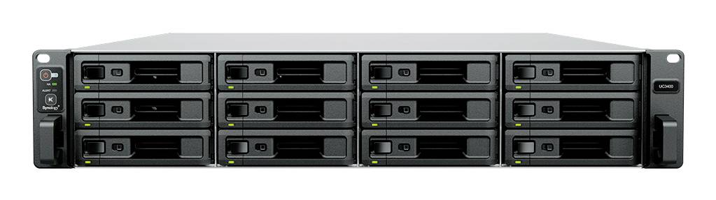 Synology UC3400 - NAS-Server - 12 Schächte - Rack