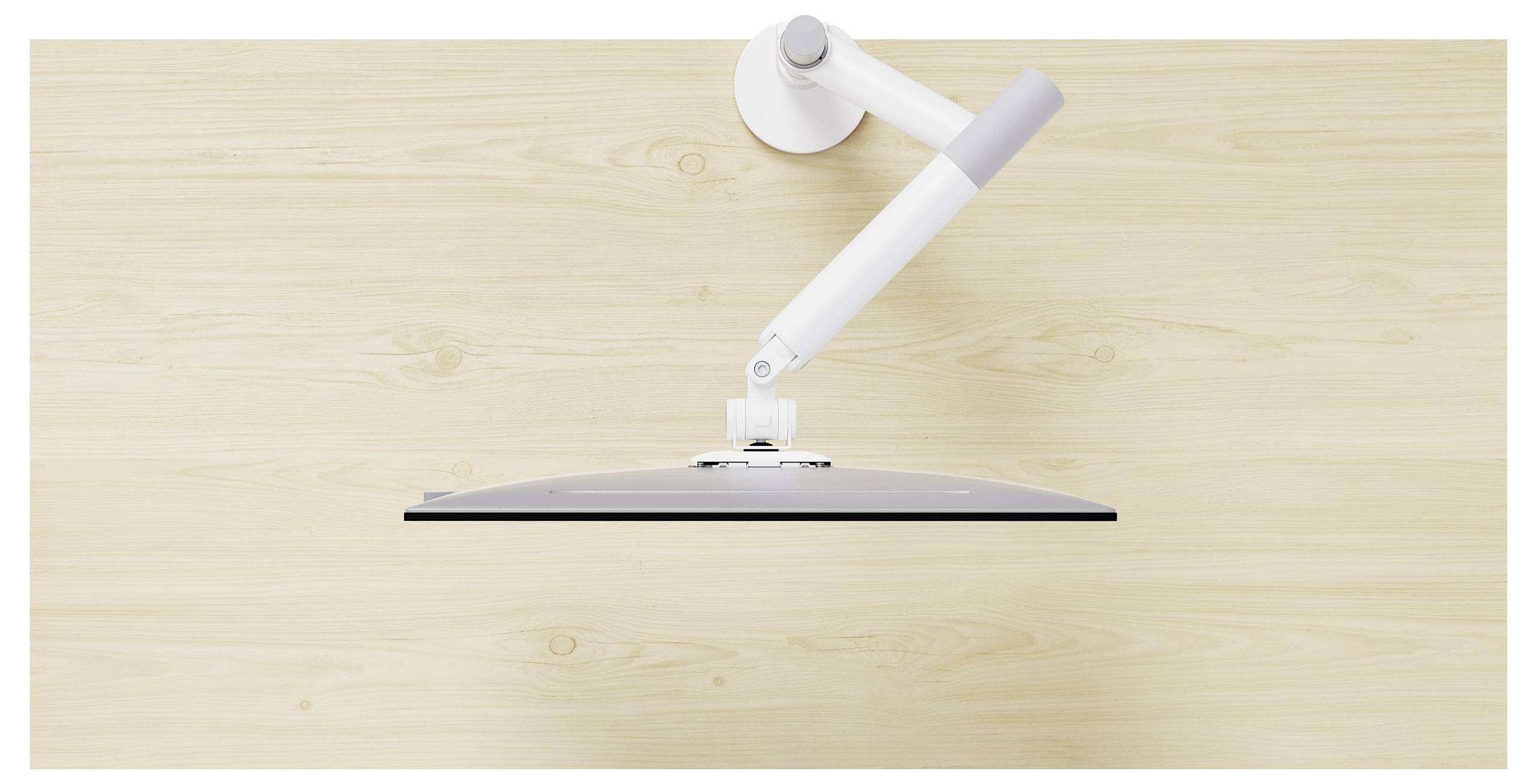 SpeaKa Professional SP-MM-1080 Monitorhalterung 1 43,2cm (17") - 124,5cm (49") Weiß Schwenkbar, Rotierbar
