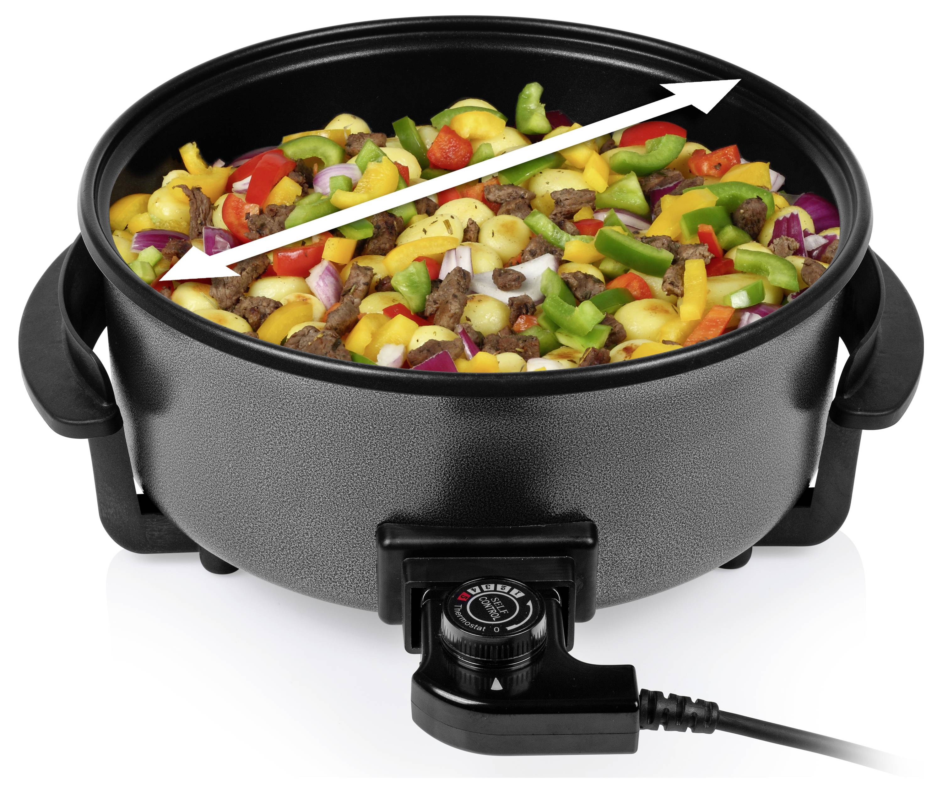 Tristar PZ-9135 Multifunktionspfanne Schwarz