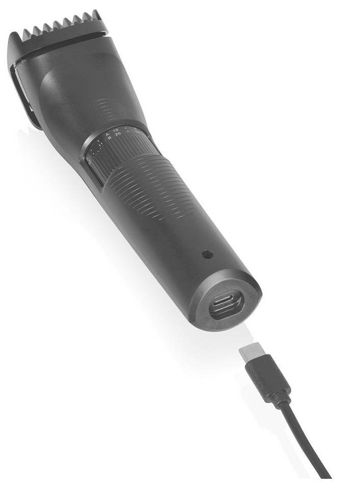 Tristar TR-2573 Bartschneider, Haarschneider, Präzisions Trimmer USB-Ladefunktion Schwarz